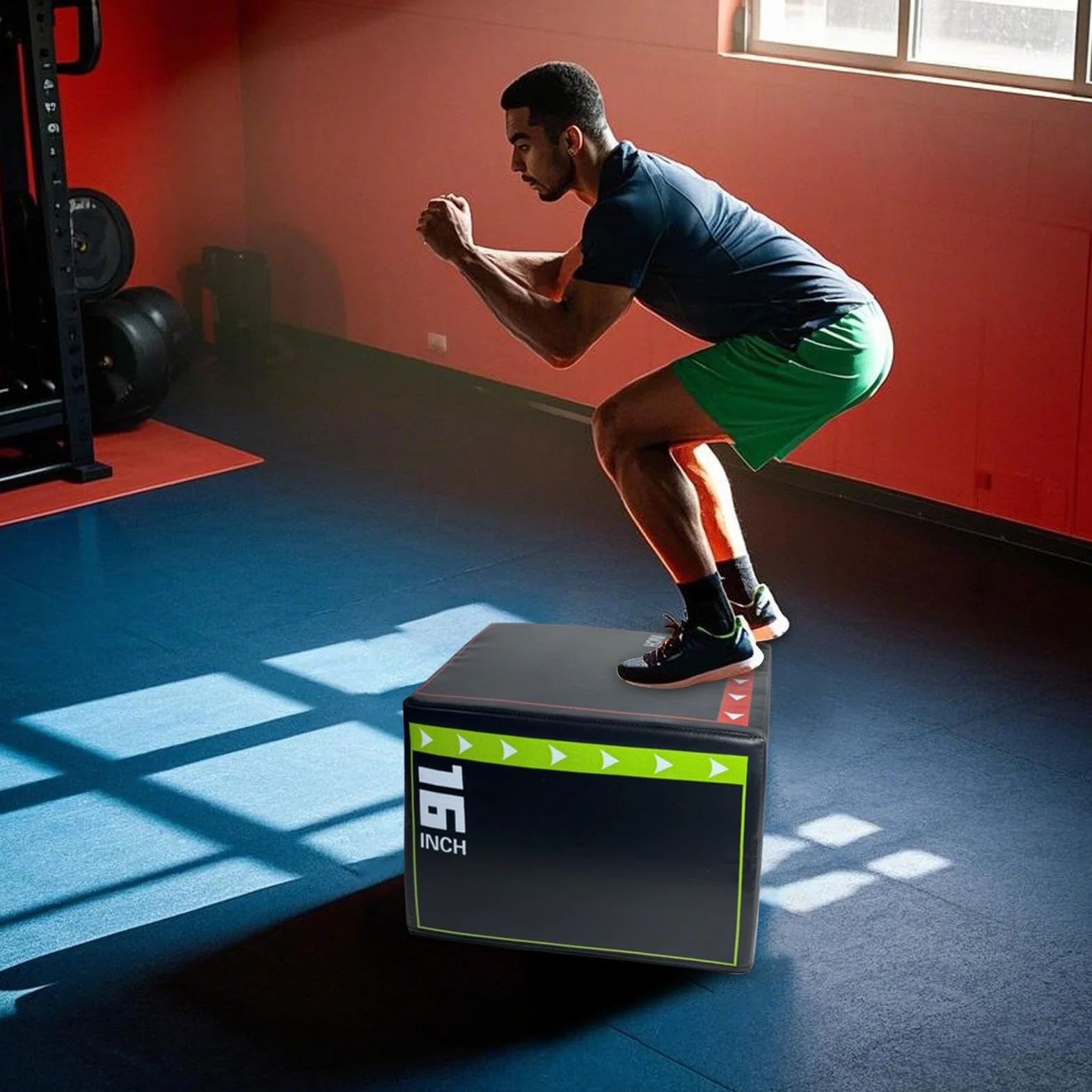 PLYOMETRIC Spring Box, caja de salto no antideslizante, equipo de fitness resistente a la intemperie