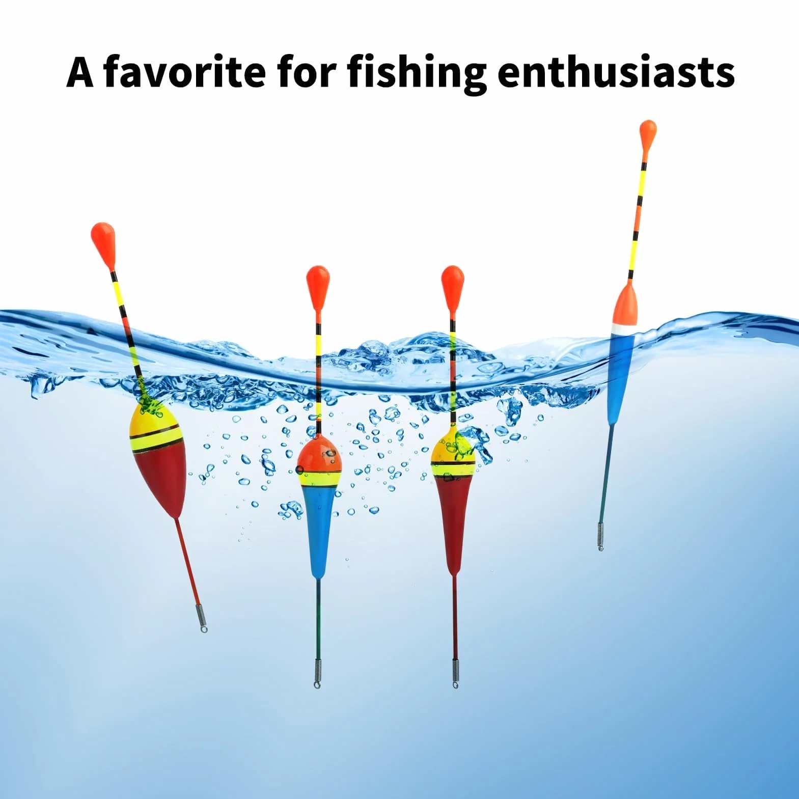 Set de Boyas de Pesca de Madera Ligera para Trucha y Pesca en el Mar, Incluye Flotadores de 1g y 3g, Colores Vivos y Duraderos, Apto para Todo Tipo de Pesca