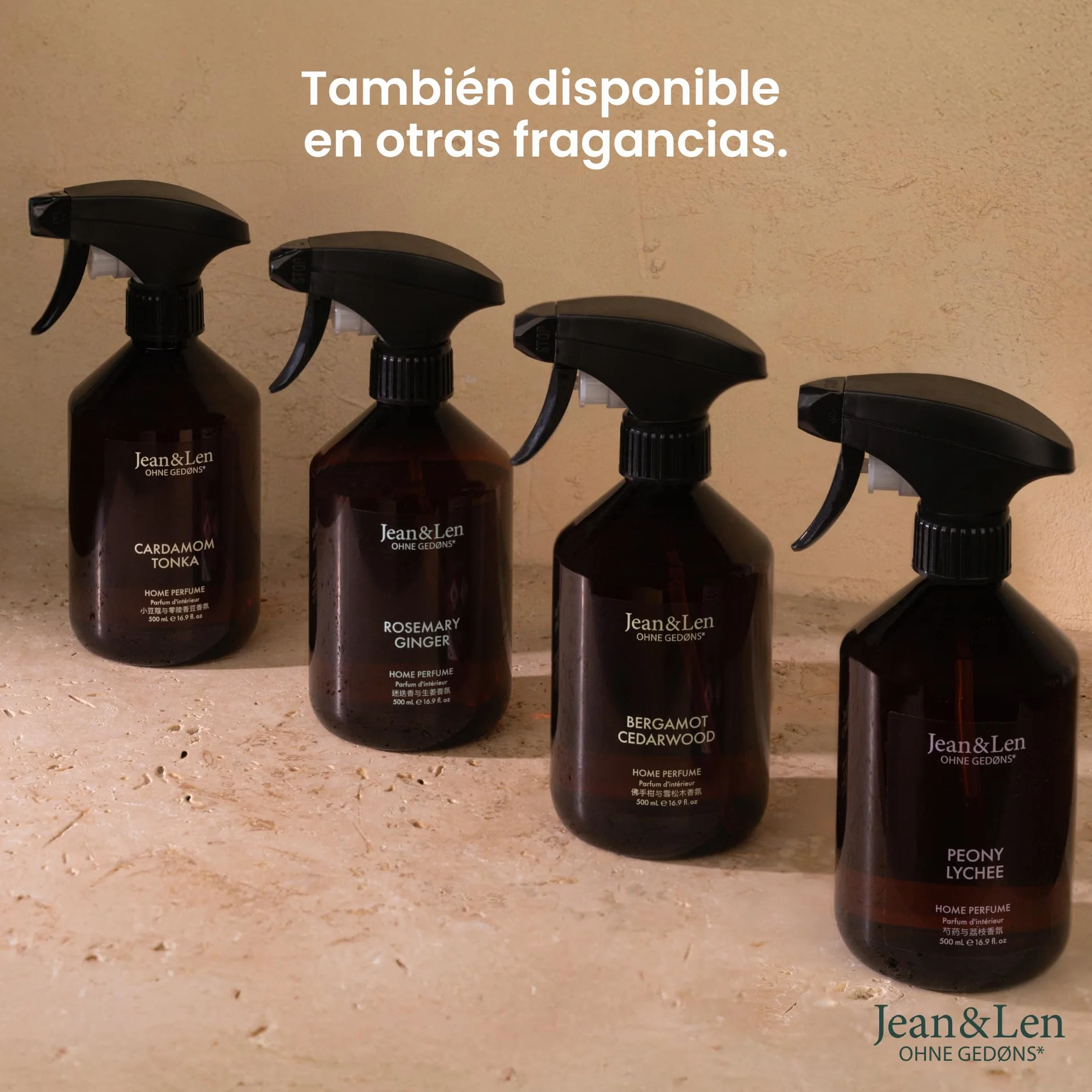 Jean & Len Home Perfume ambientador spray 500 ml Rosemary & Ginger
