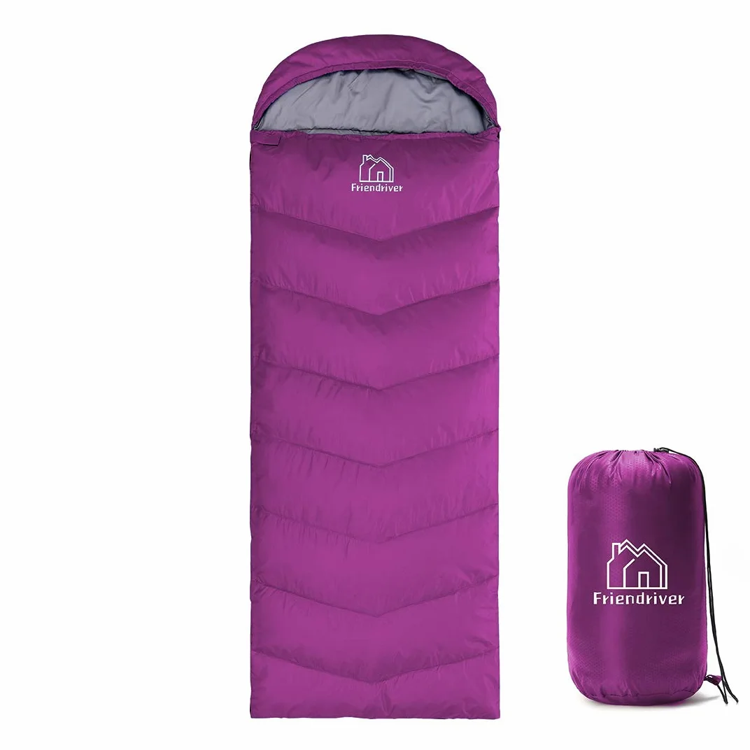 Tamaño XL versión Mejorada del Saco de Dormir de Camping 4 Estaciones, cálido y Fresco, Peso más Ligero, Adultos y niños Pueden Utilizar Bolsa de Camping Impermeable, Viajes y Actividades