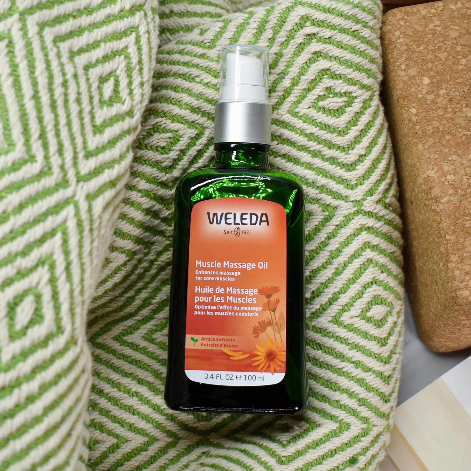 WELEDA Aceite de masaje de árnica 100 ml preparación recuperación deportiva