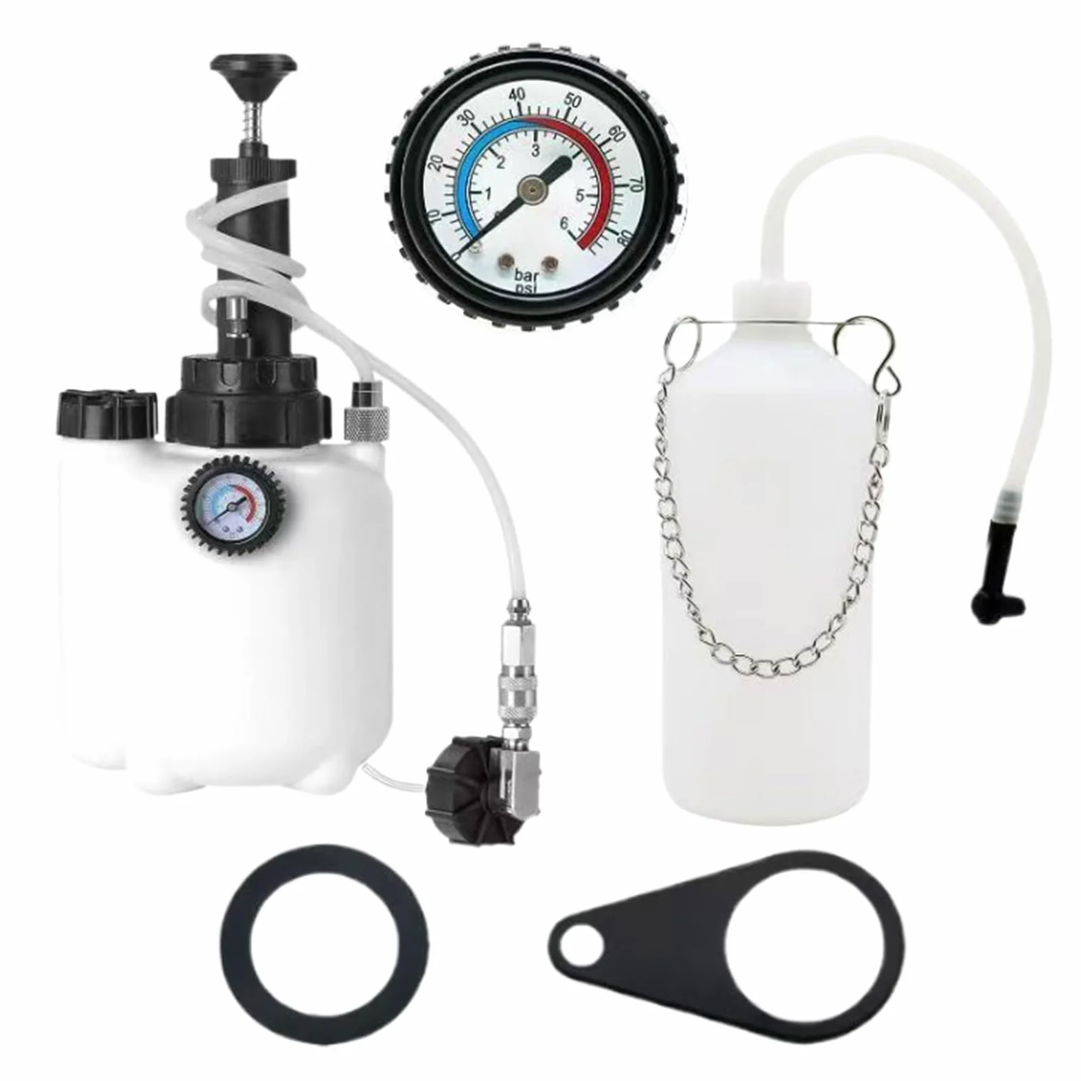 Botella Para Sangrado De Frenos Sangrador De Presión Para Cambio De Líquido | Amplia Compatibilidad Vehículos Adecuado para Viaje Camping