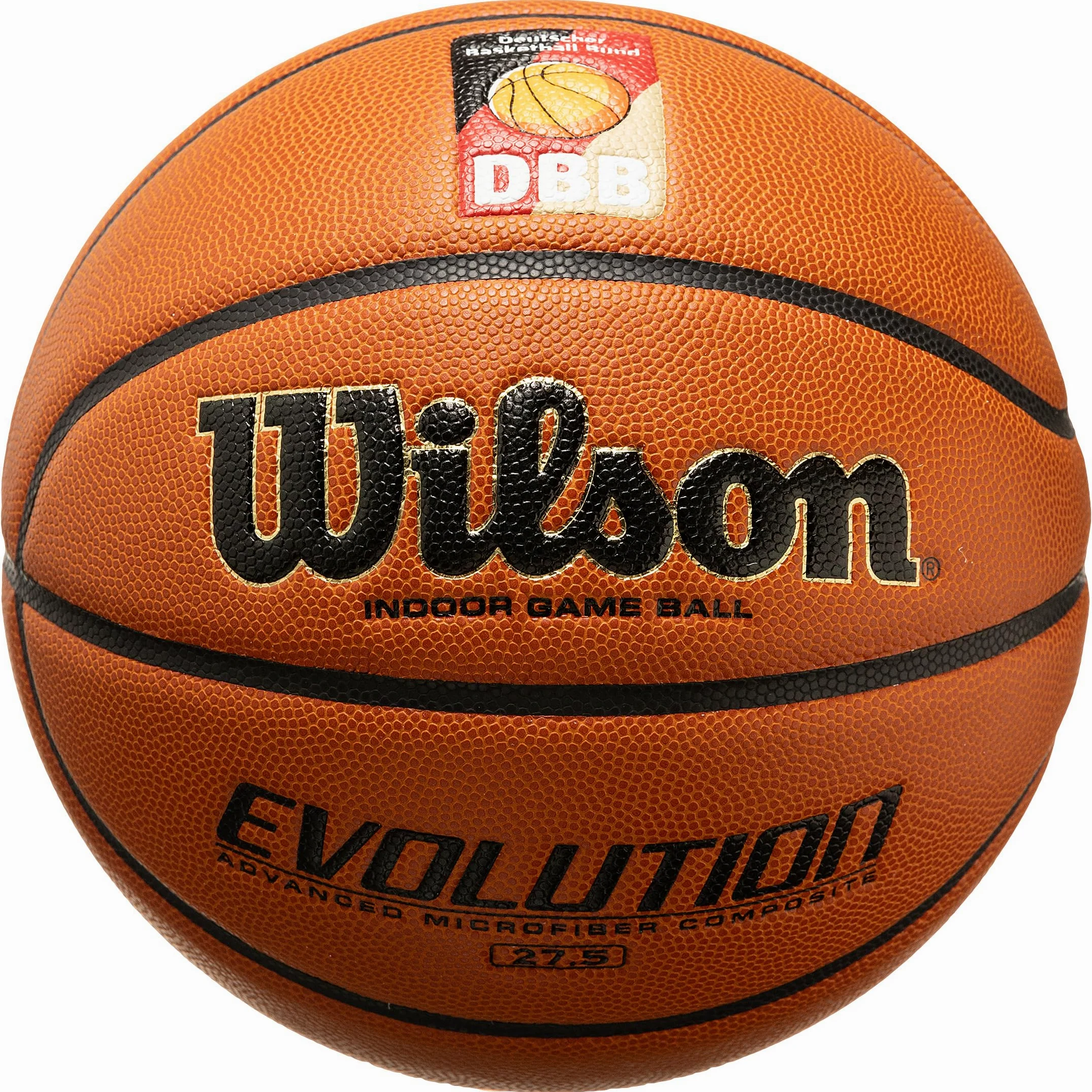 Wilson Evolution 5 DBB - Balón de baloncesto, color marrón
