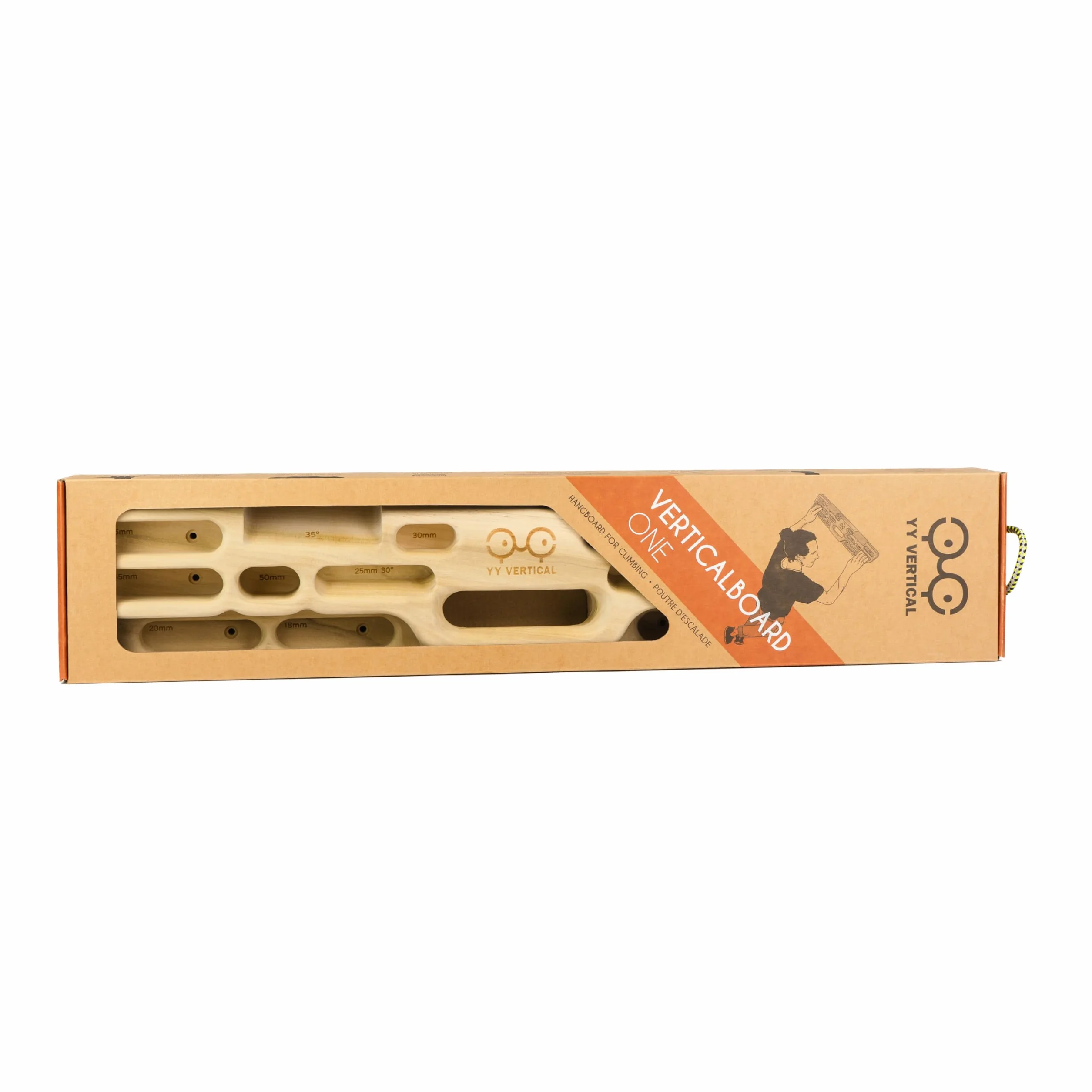 Verticalboard One Hangboard Completo Multipresa de Madera para Fuerza de Dedos y Dominadas