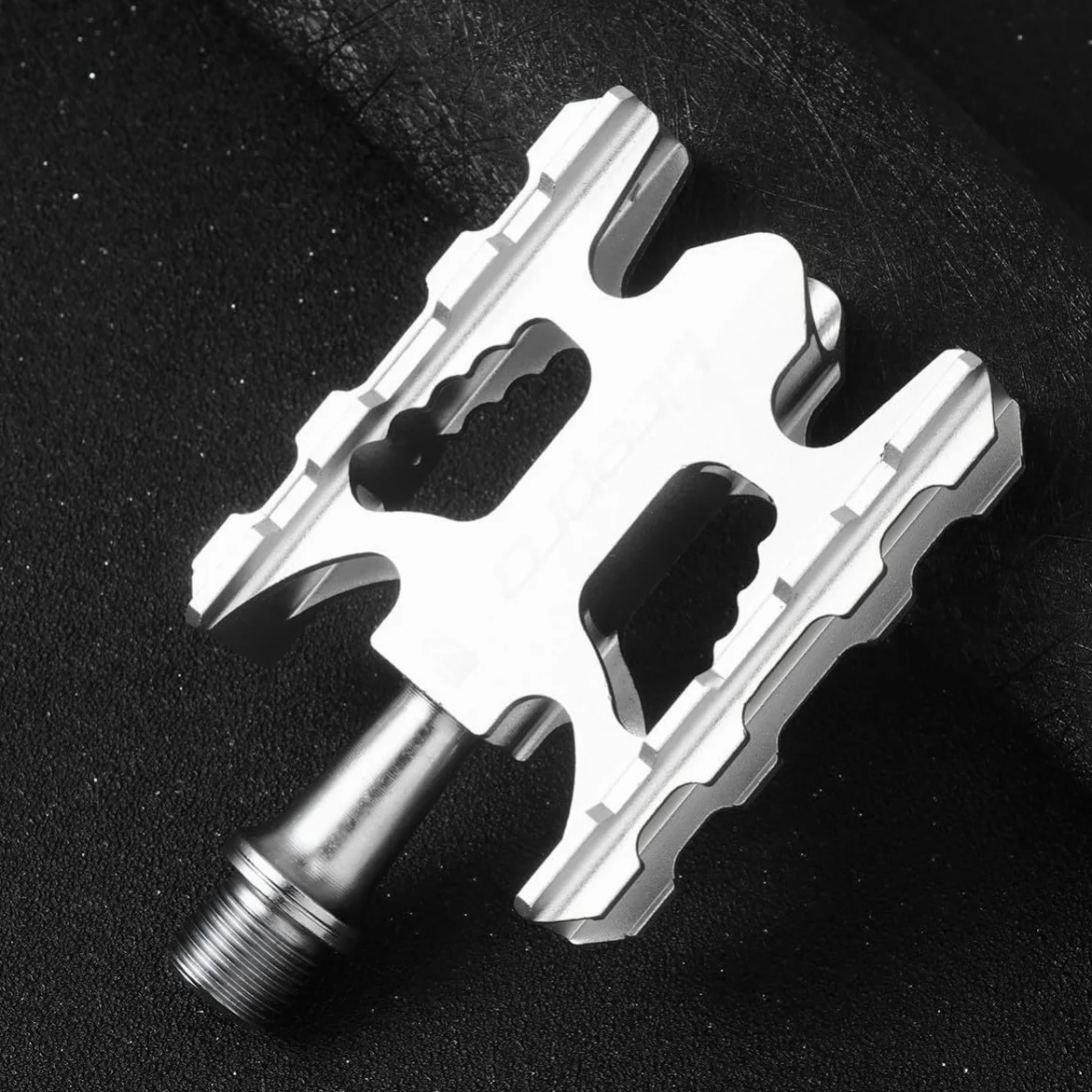 SHINEOFI Pedal de Bicicleta de Aleación de Aluminio Ligero para Bicicleta Plegable y Ciclismo Recreativo Estructura de Rodamiento Estable