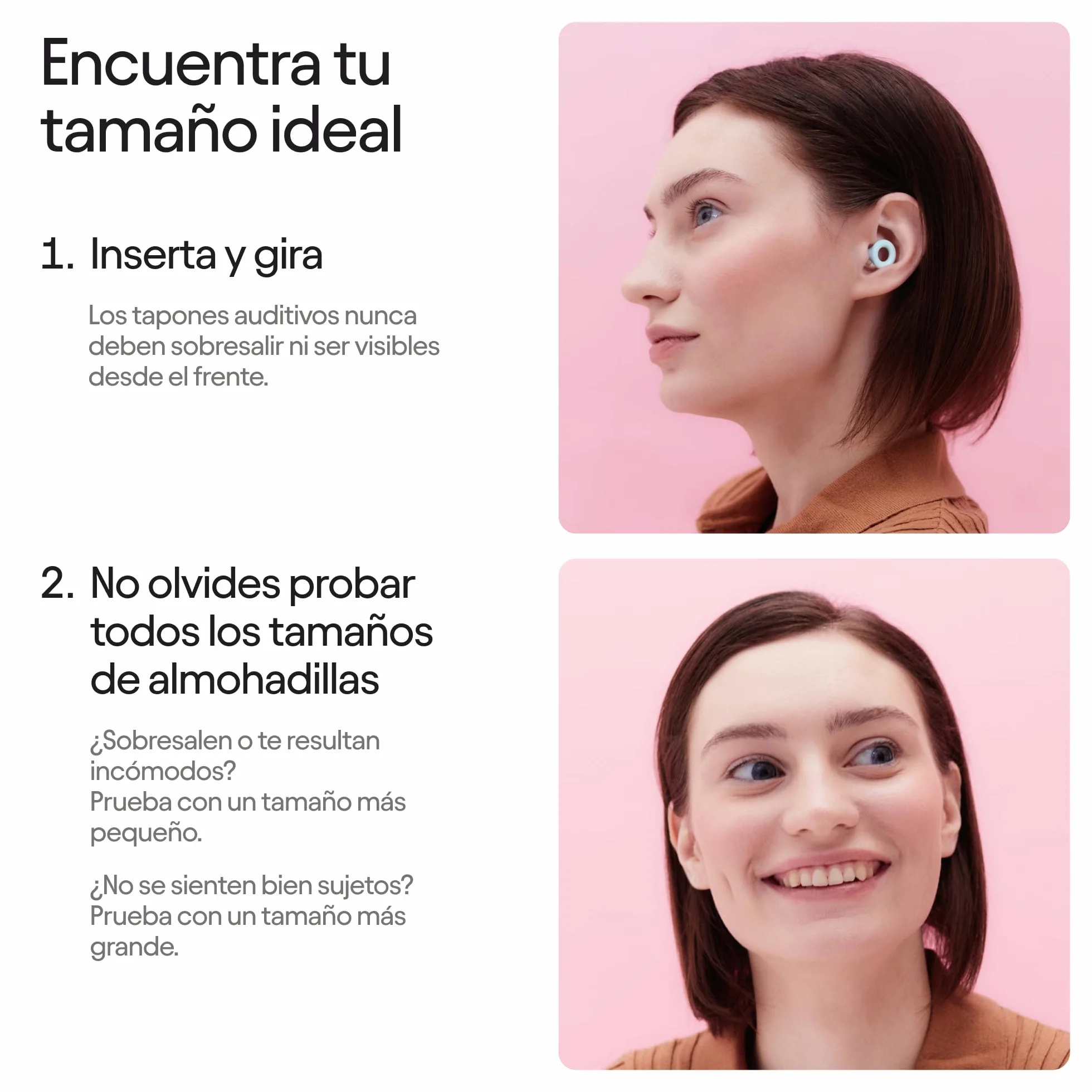 Loop Quiet 2 Tapones antirruido 24 dB SNR Protección auditiva flexible Ajuste personalizable