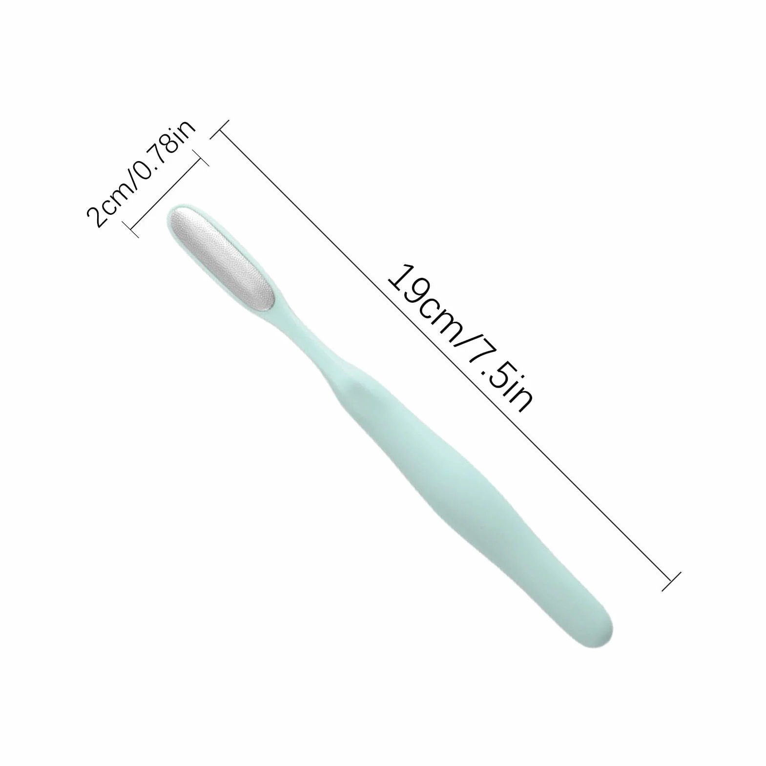 Cepillo de limpieza de acero inoxidable para eliminar callos y piel agrietada de los pies