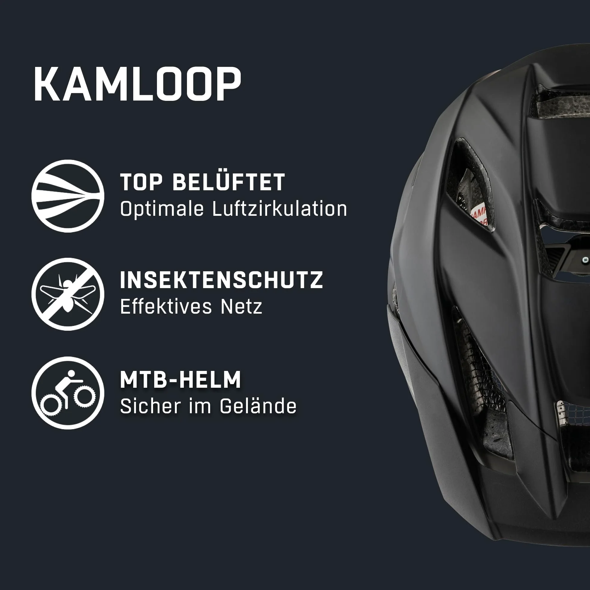 ALPINA KAMLOOP Casco de Ciclismo, Unisex-Adults