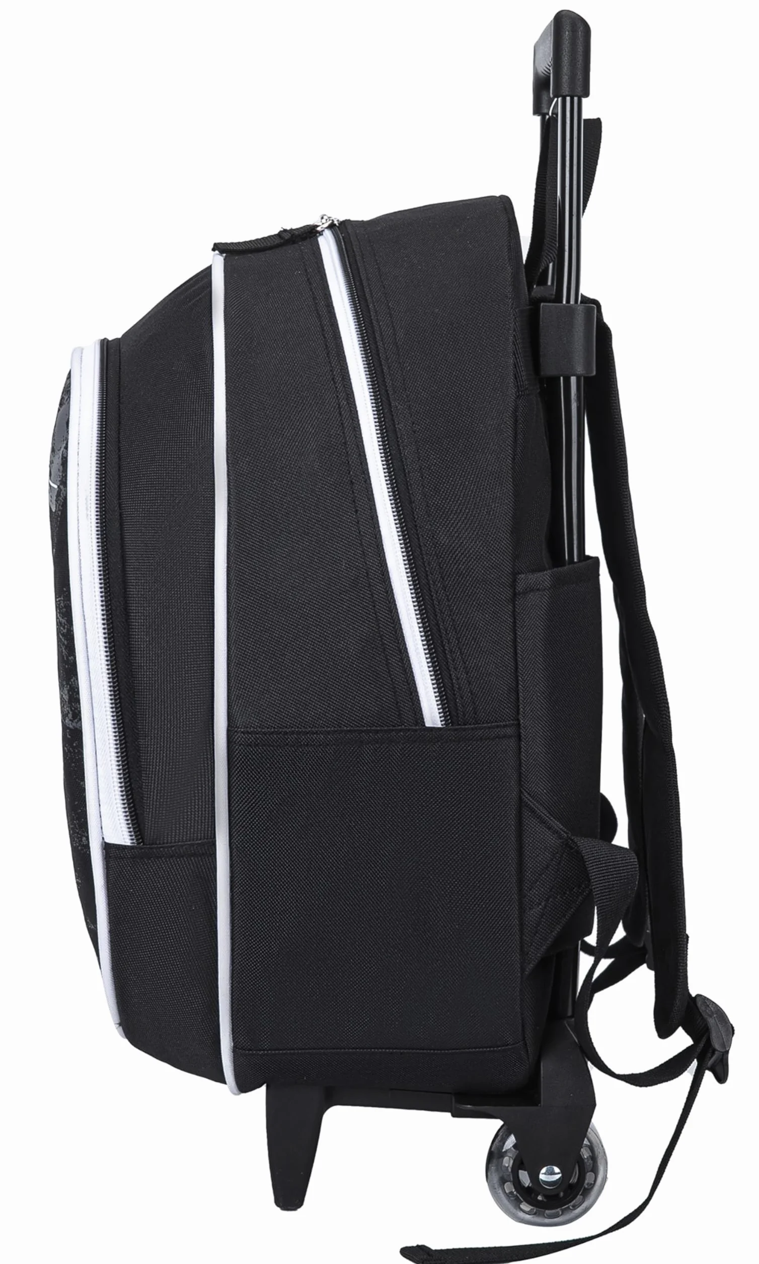 Real Madrid - Mochila escolar con ruedas Real - Colección oficial