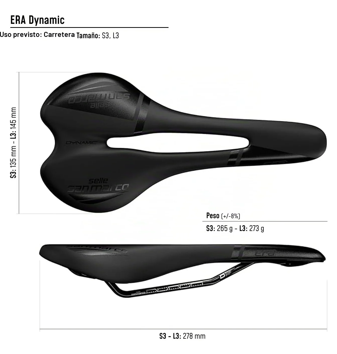 Selle Italia Herren San Marco Era Sattel