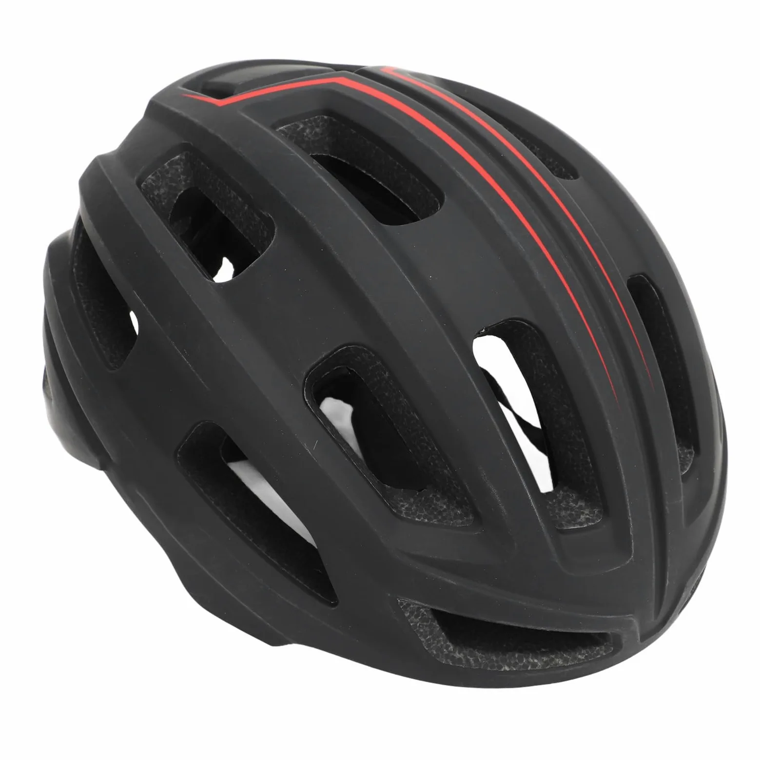 Casco de Ciclismo, Casco de Bicicleta 61-65 Cm, Ajustable, Transpirable, Ligero, para Adultos, Casco de Bicicleta de Carretera con 21 Ventilaciones para Hombres y Mujeres (Black)
