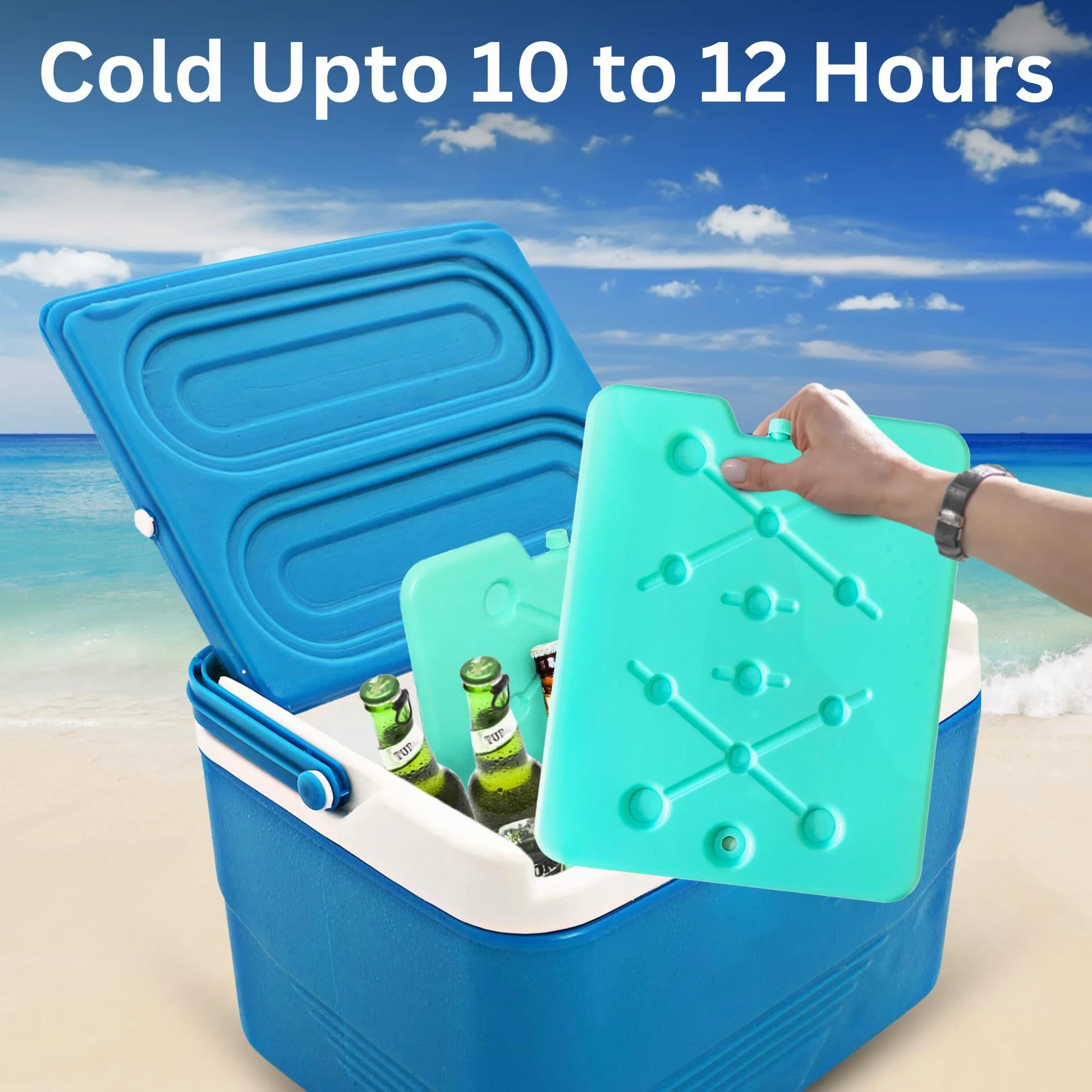 GURIN Bolsas de hielo reutilizables para lonchera, hieleras, bolsas o mochilas, frías hasta 8-12 horas de larga duración para camping, picnic, actividades al aire libre, entrega de alimentos