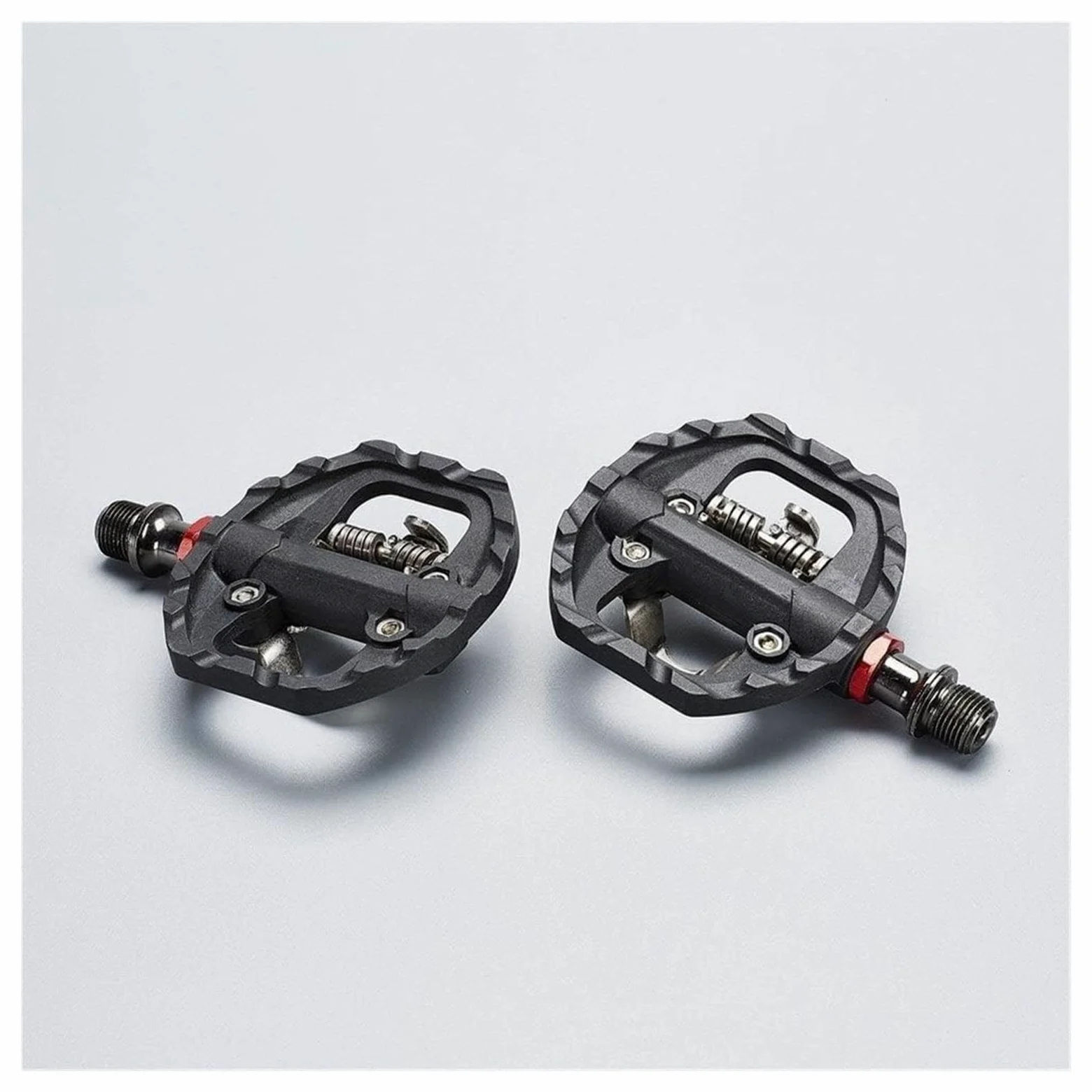 Pedales de Bicicleta, Pedal MTB, autoblocante, automático, Adaptadores Doble Plataforma con Cala para