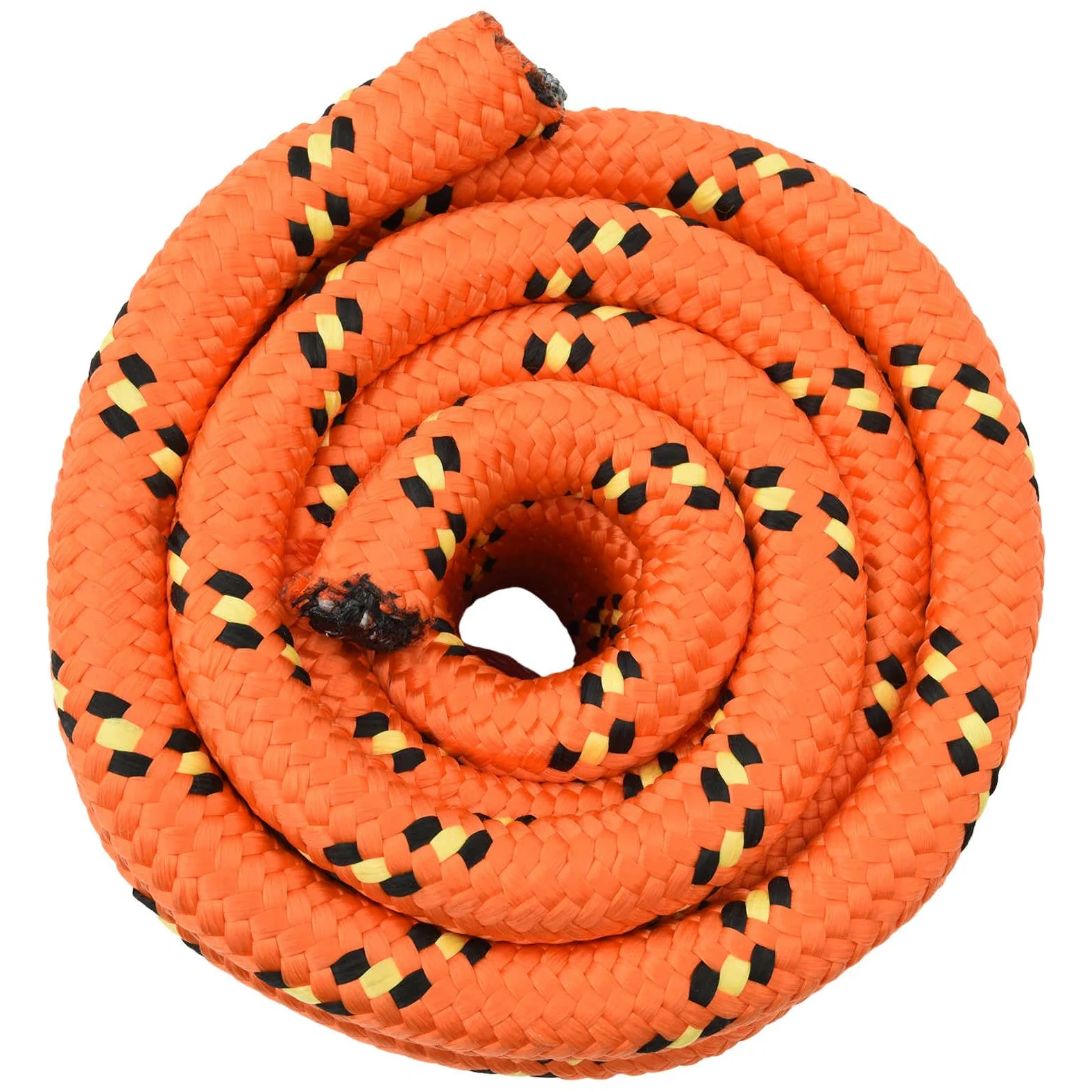 Cuerda de polipropileno para barcos de 25 m, diámetro de 5 cm, cuerda de polipropileno naranja para asegurar, tensar y fijar para vela, canotaje y camping al aire libre, resistente a la