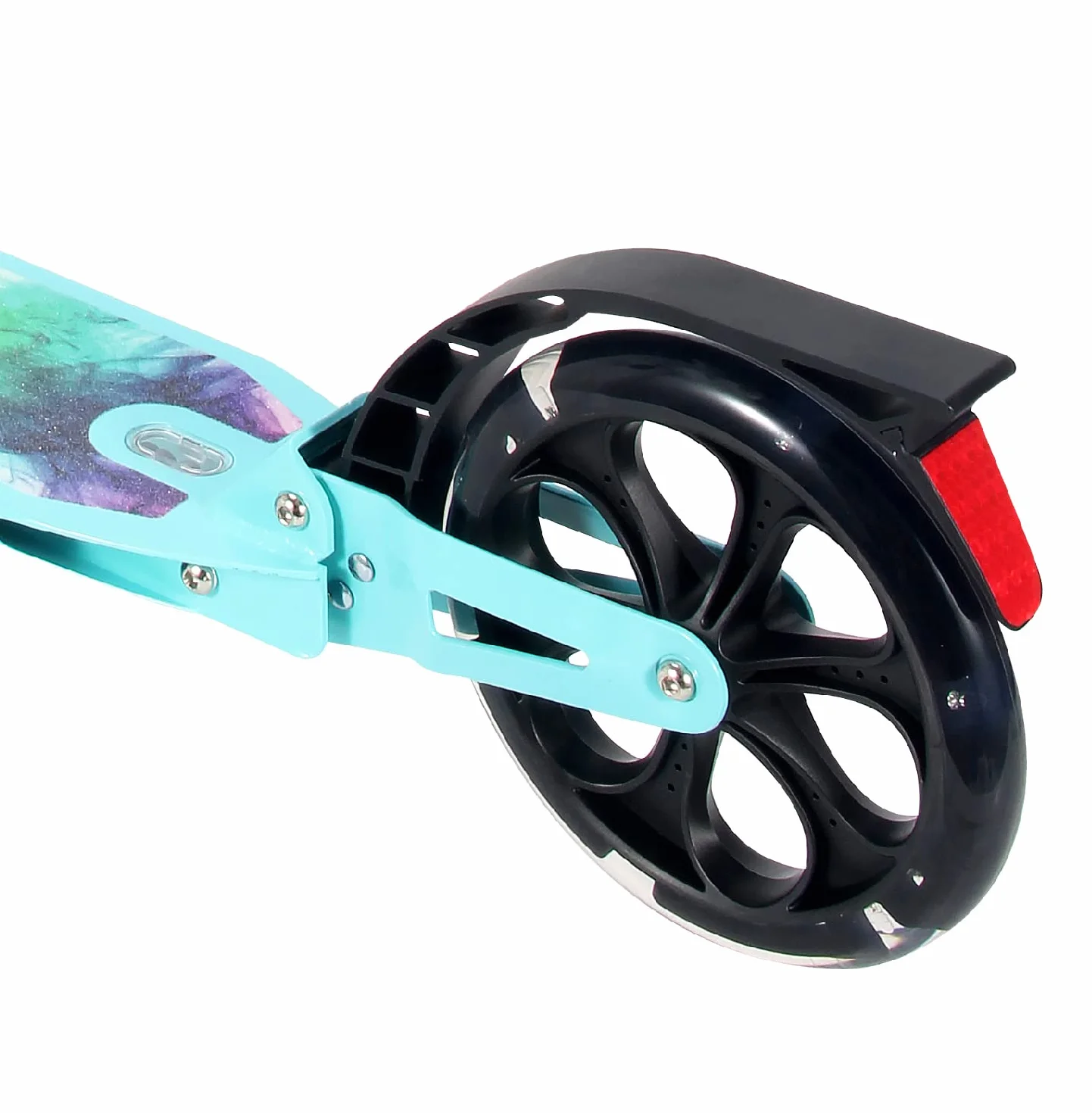 Patinete Urbano Plegable con Ruedas 200 mm Doble Suspension Manillar Ajustable