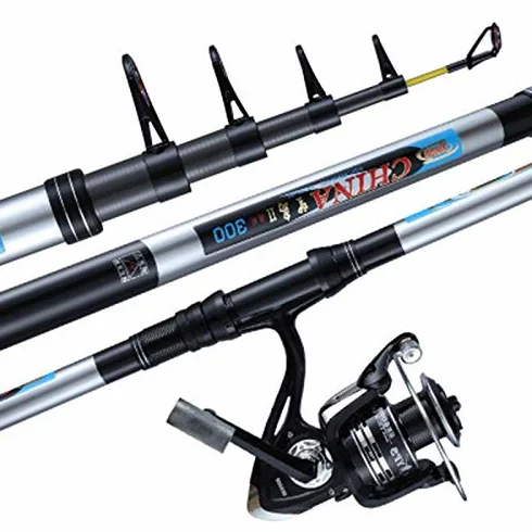 Caña de Pesca Casting de Carbono Caña de Pescar Telescópico Spinning Barra de mar Potente alimentador de la Pesca Polo de Carpa Caña de Pescar Telescópica (Length : 4.2m)