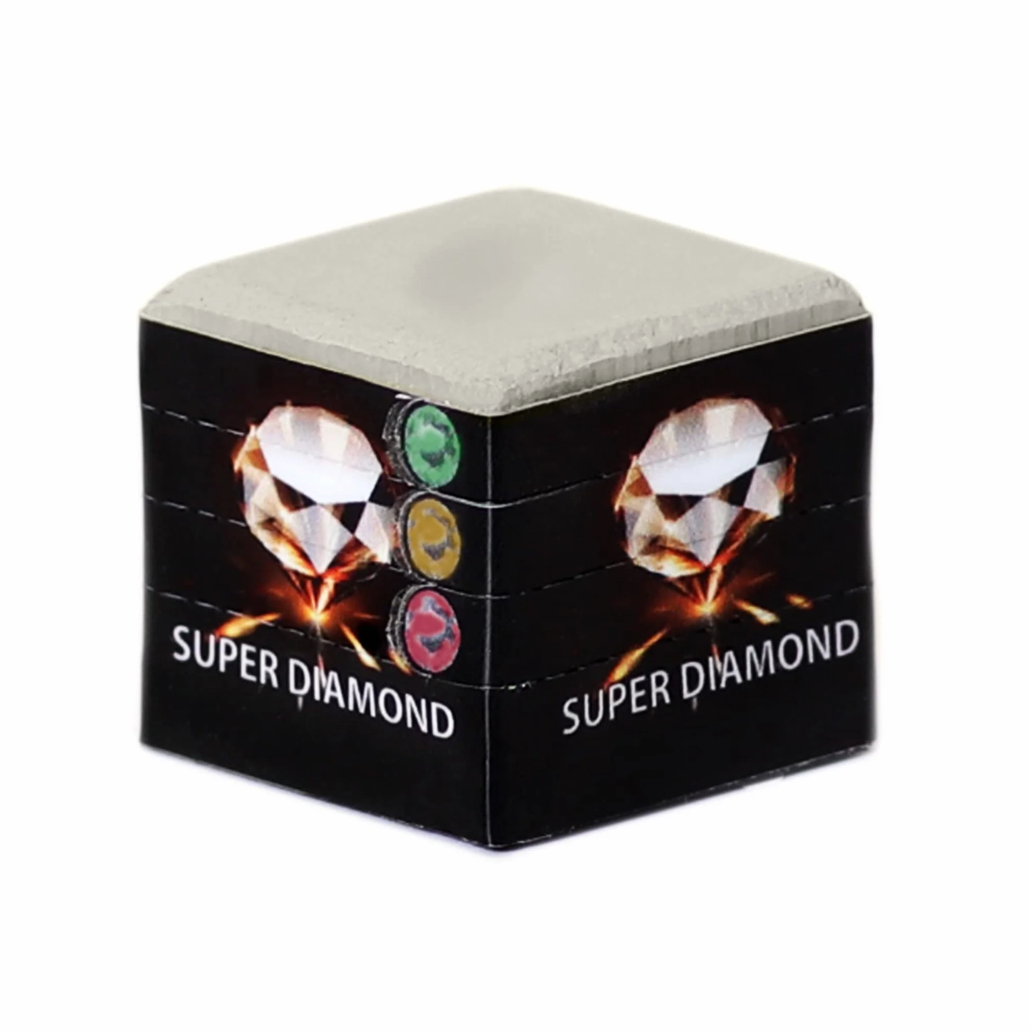 Super Diamond Tiza de billar gris