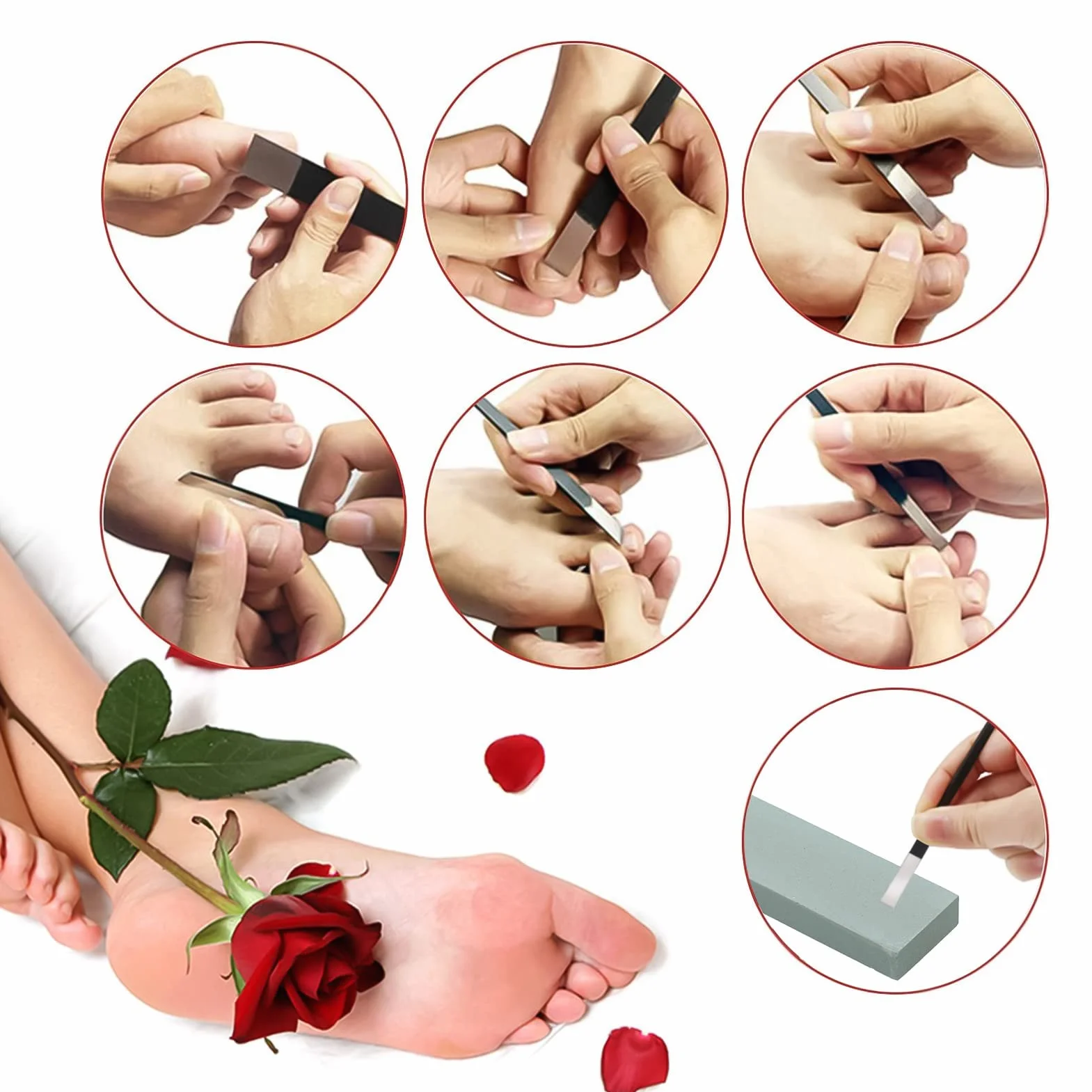 Bisturi de Podologo Cortacallos Acero Inoxidable Kits de cuchillos de pedicura