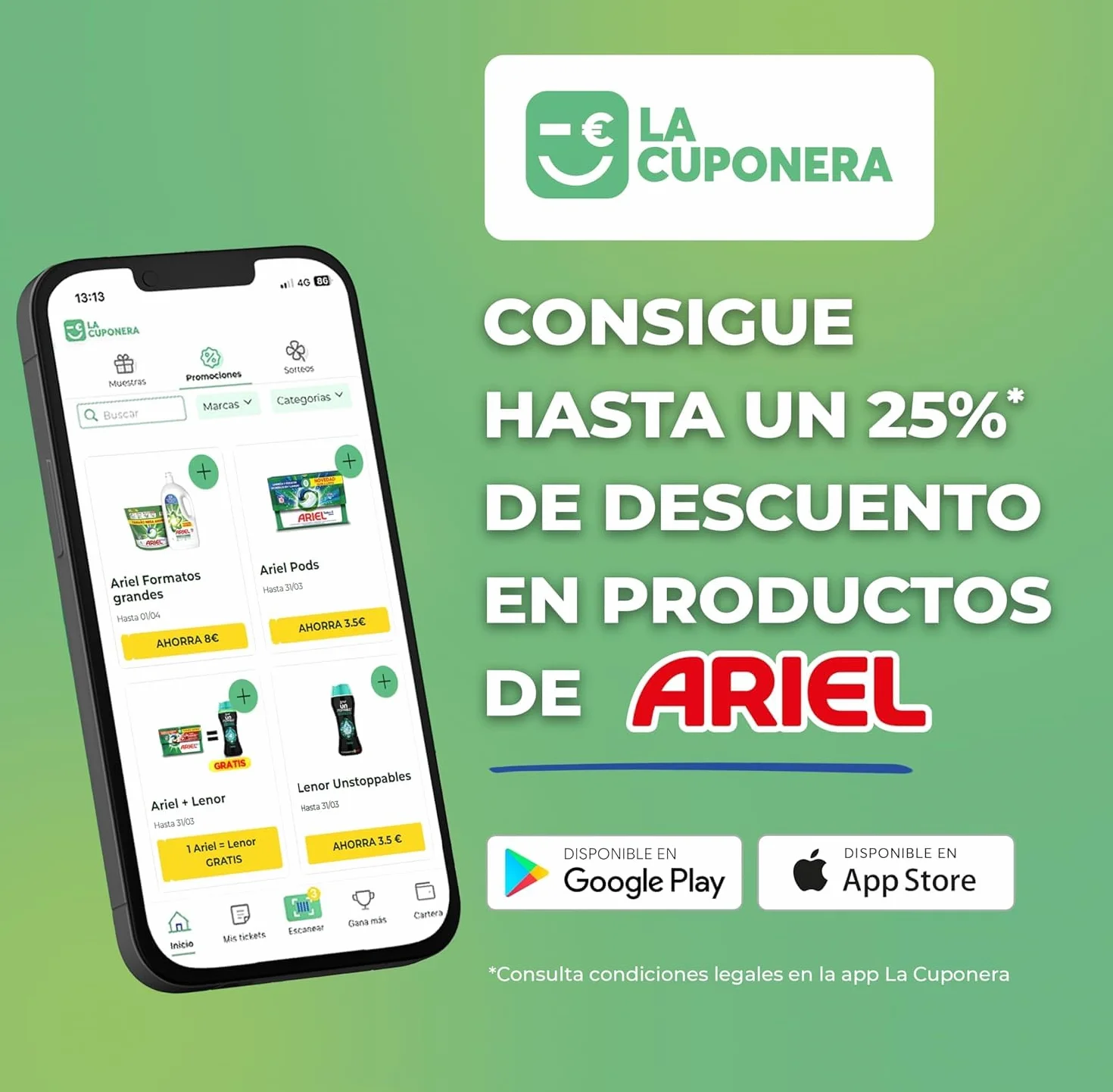 Ariel Todo en 1 PODS Brisa Marina Y Jazmín Detergente Líquido En Cápsulas 19 Lavados
