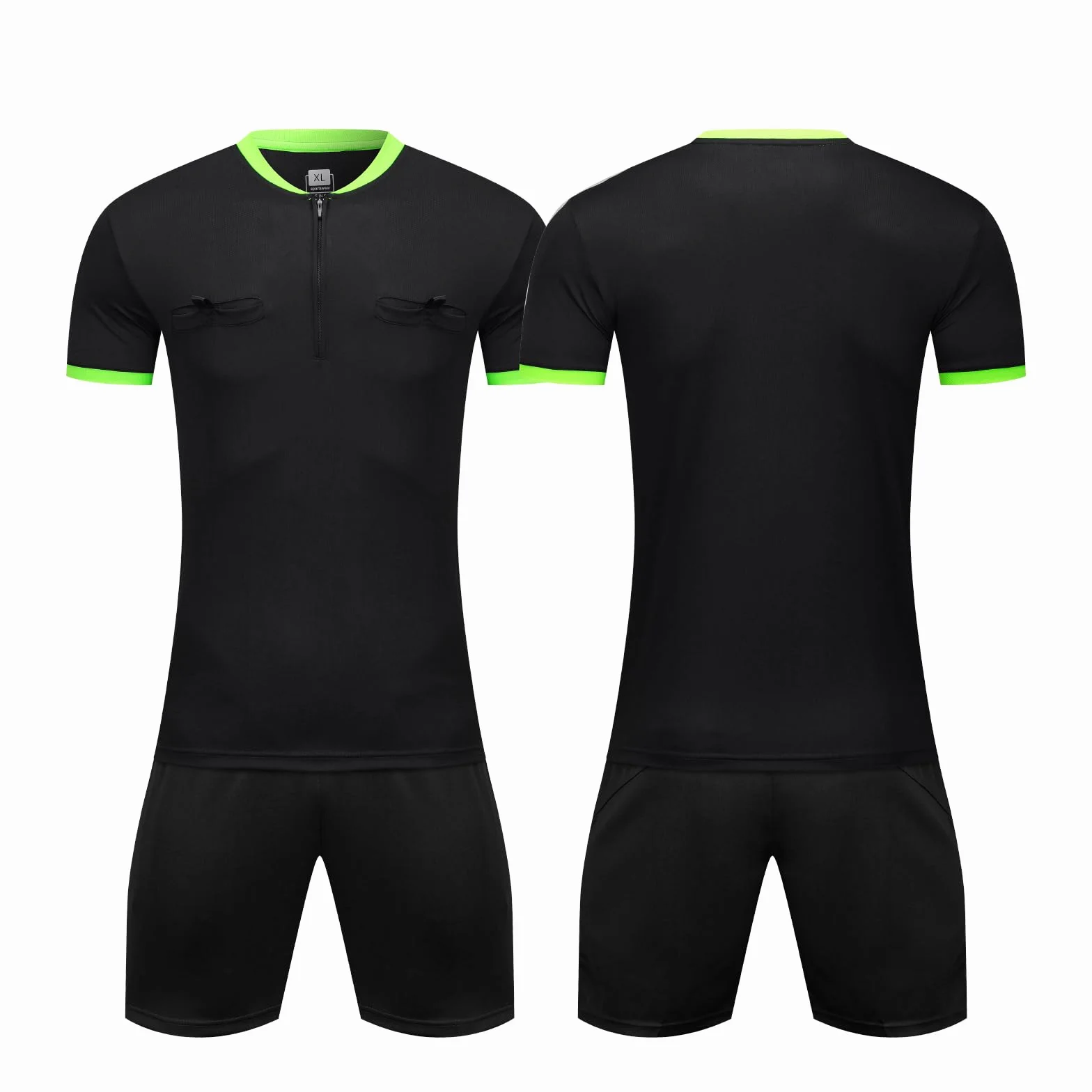 Camiseta de árbitro de fútbol, Ropa de árbitro Profesional, Traje de árbitro de fútbol, diseño Neutro, Secado rápido