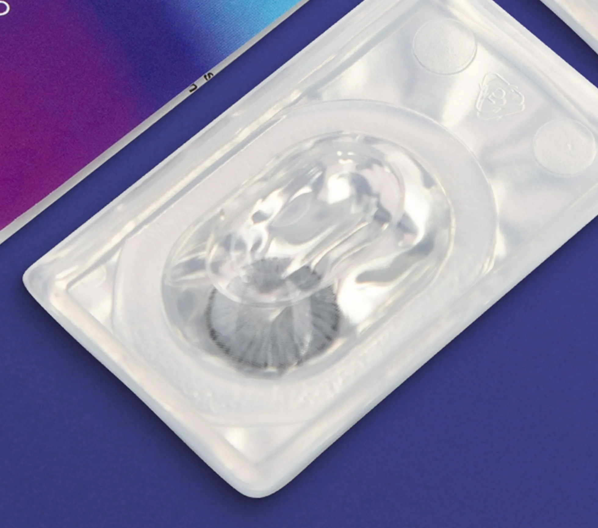 GLAMLENS lentillas de color gris Palma Gray 1 par 90 Días Sin Graduación hidrogel de silicona