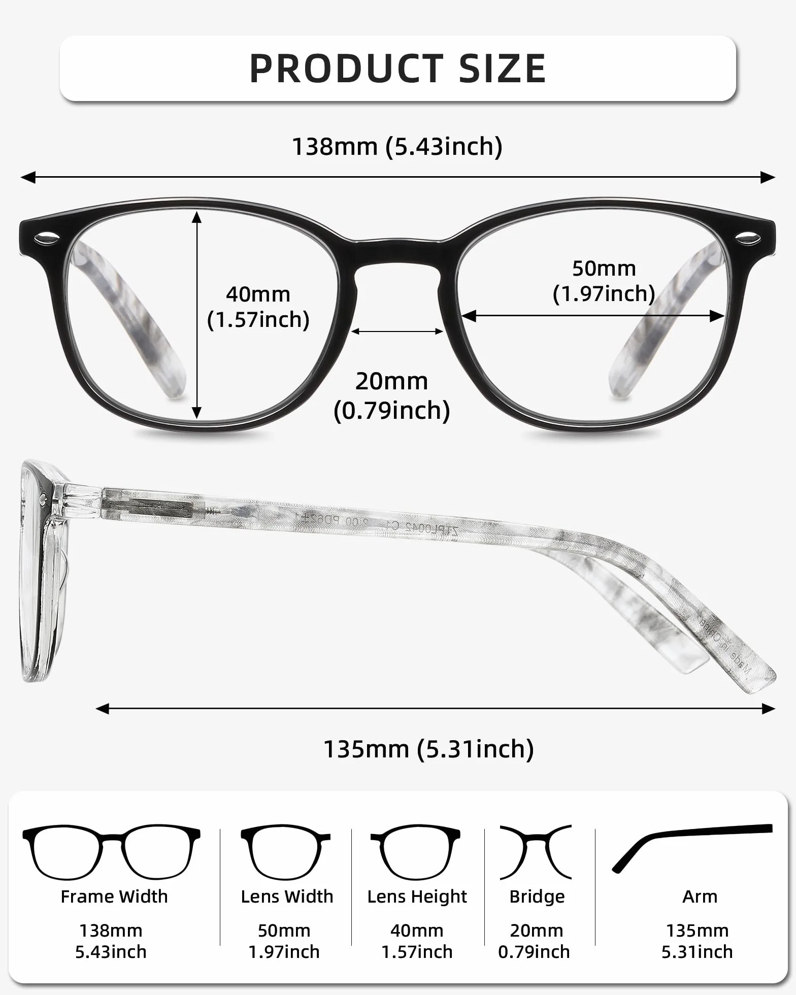 JM Gafas de Presbicia y Lectura para Mujer Pack 4 Unidades