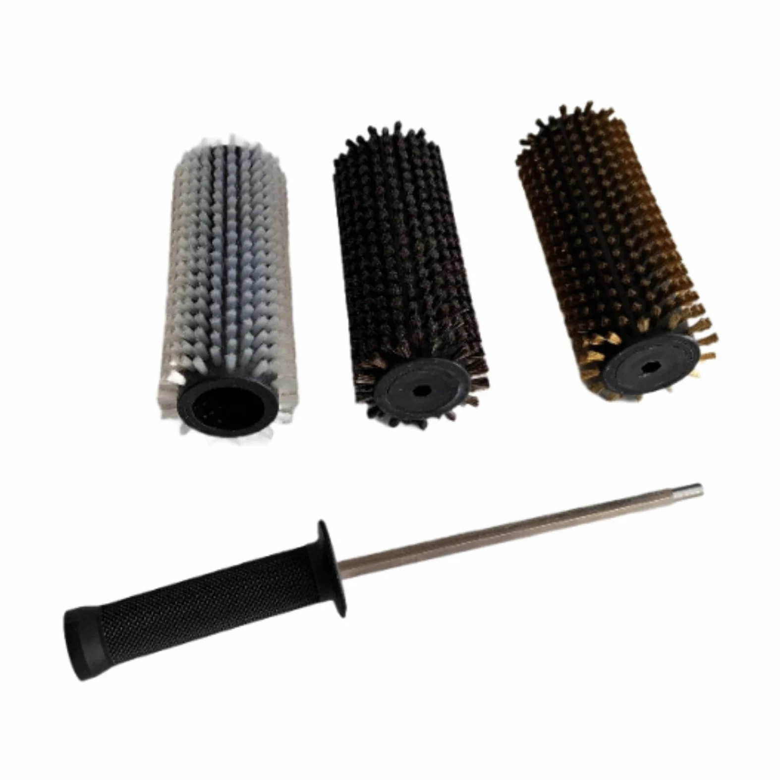 Milageto Cepillo Eléctrico para Esquí Conjunto Completo de Cepillos de Cera Kit de Cepillos de Nylon Cepillo de Alambre de Cobre Cepillo de Crin con Mango
