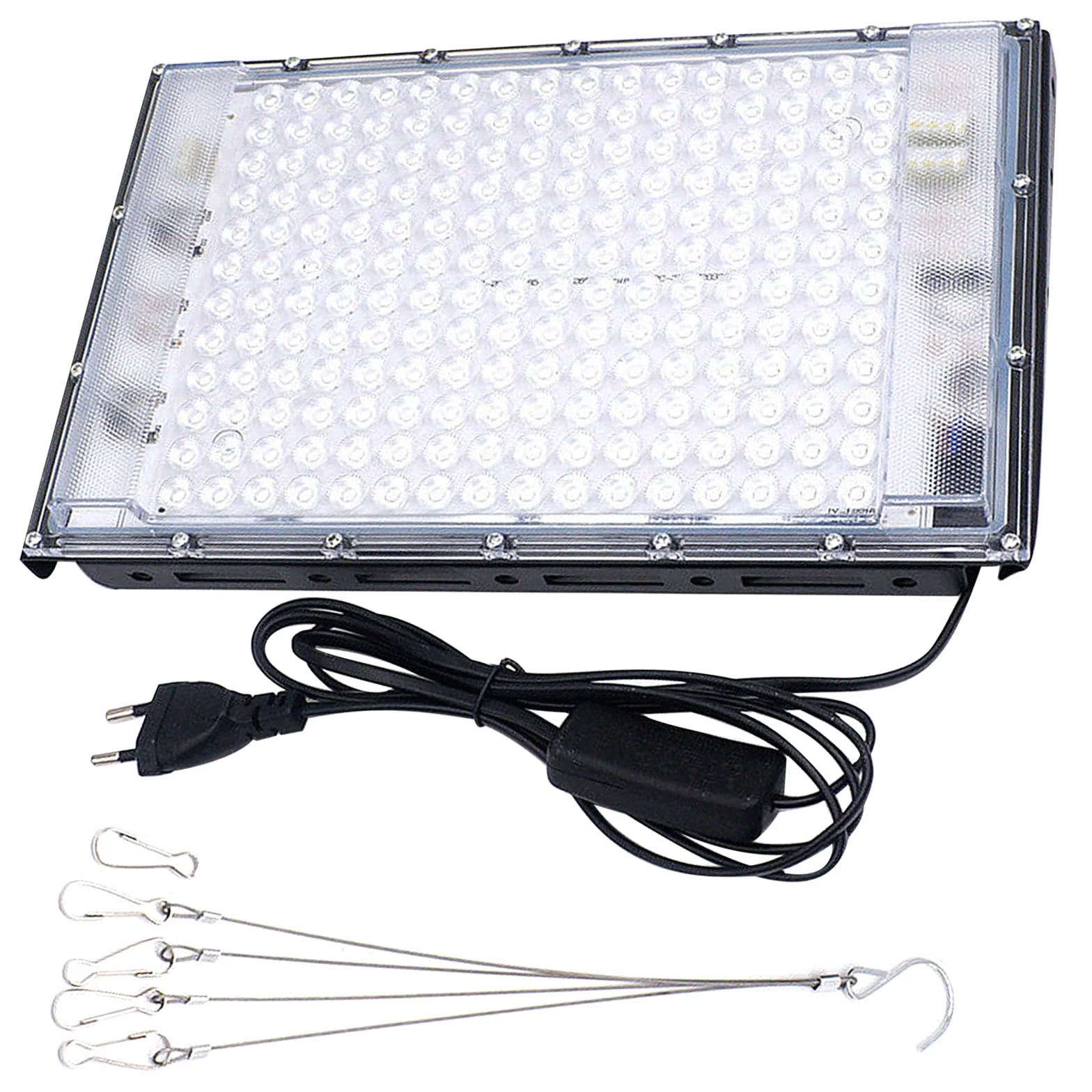 Lámpara de bronceado LED 192 piezas, solárium portátil para hogar con soporte y ganchos