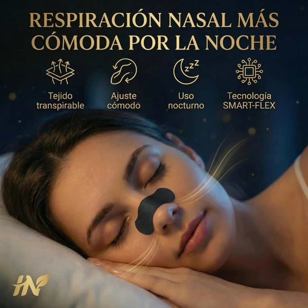 HN PACK AHORRO 150 Tiras Nasales Deportivas - Dilatador Nasal Antironquidos - Alivia Congestión Nasal - Nasal Strips Negras