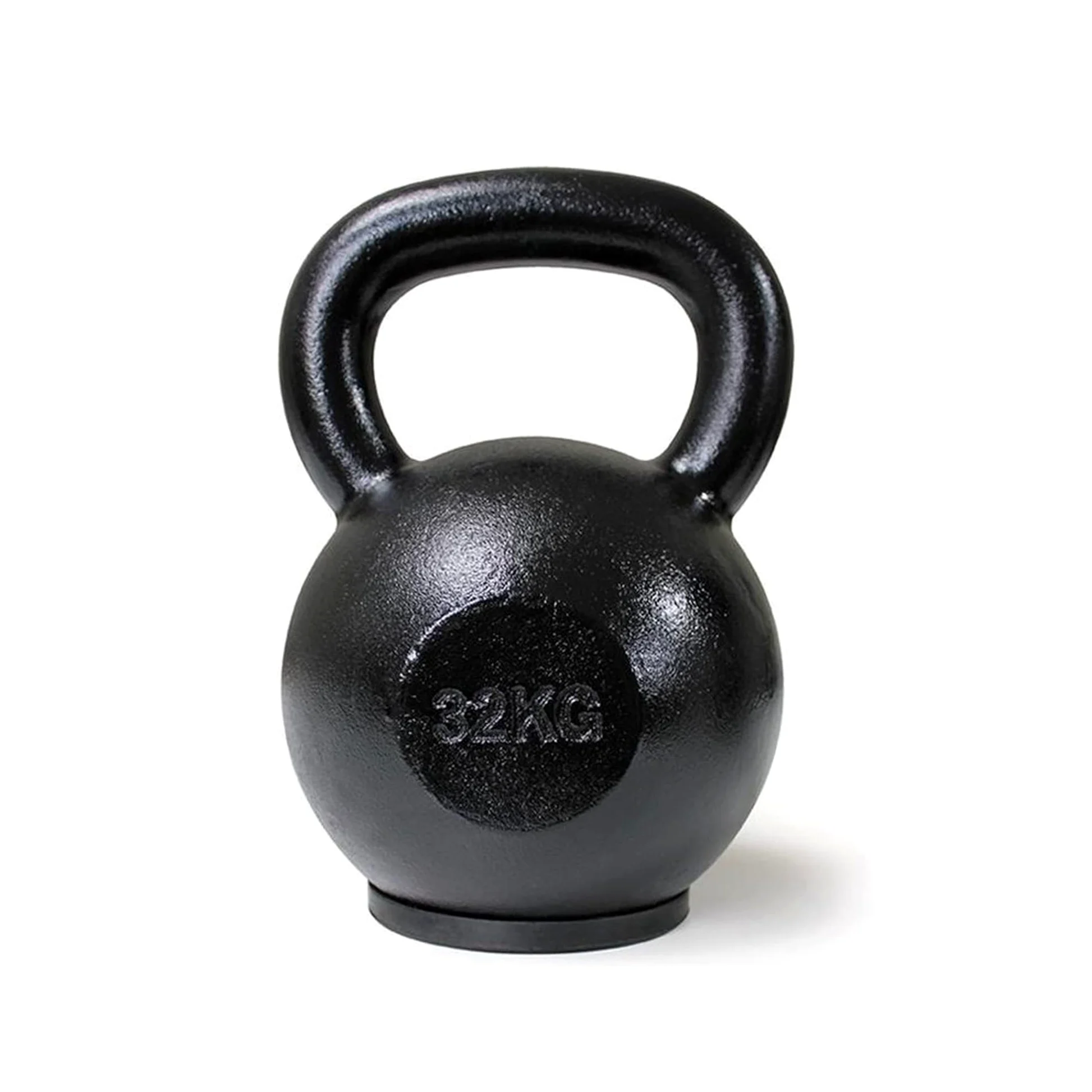 Core-Power Cast Iron Kettlebell 32kg | Kettlebell de Hierro Fundido 4-32kg Gimnasio, Fitness y Crossfit | Huella de Goma para Proteger el Suelo