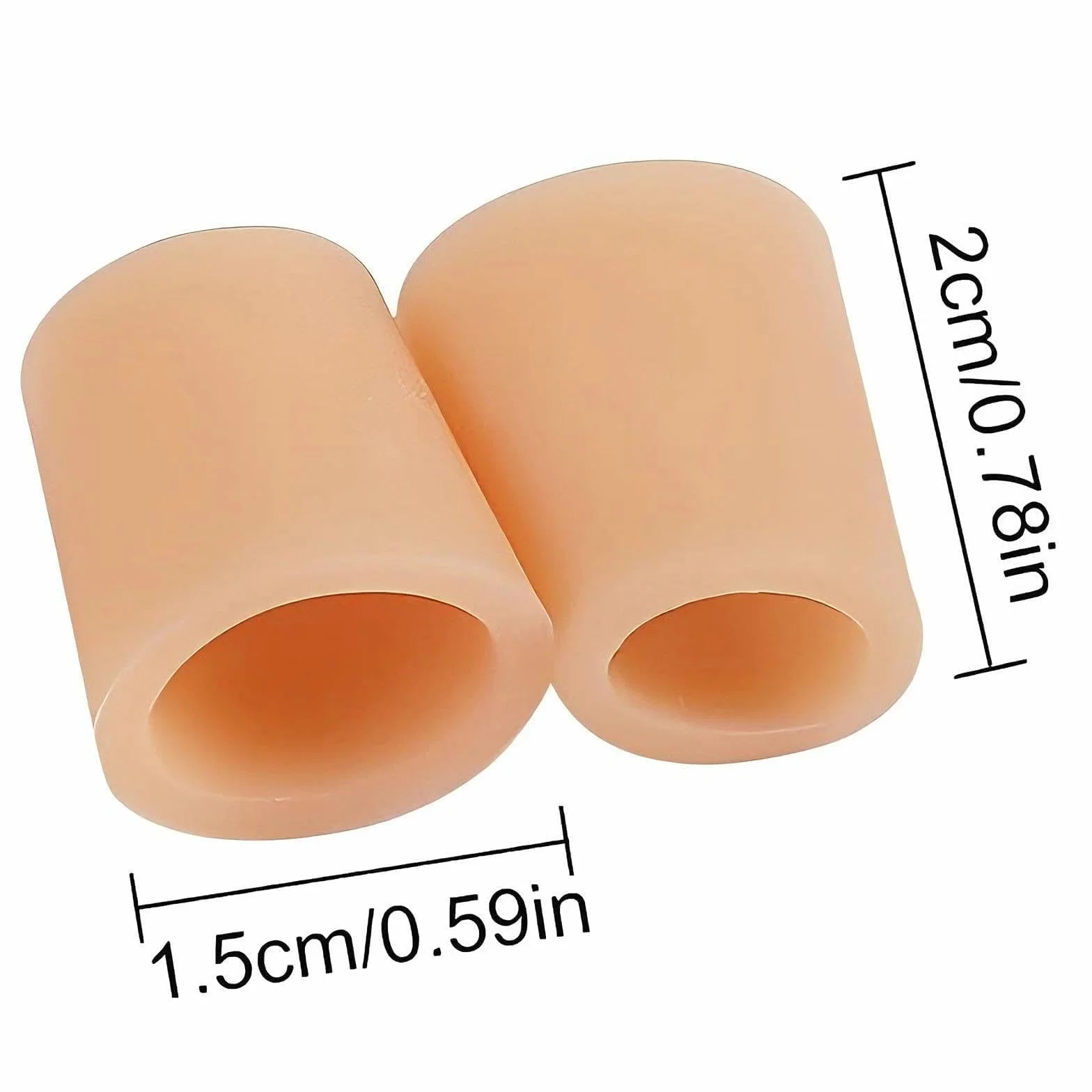 Protector Dedos Pie Silicona 30 Piezas Separadores Dedos Superpuestos Callos Durezas Ampollas