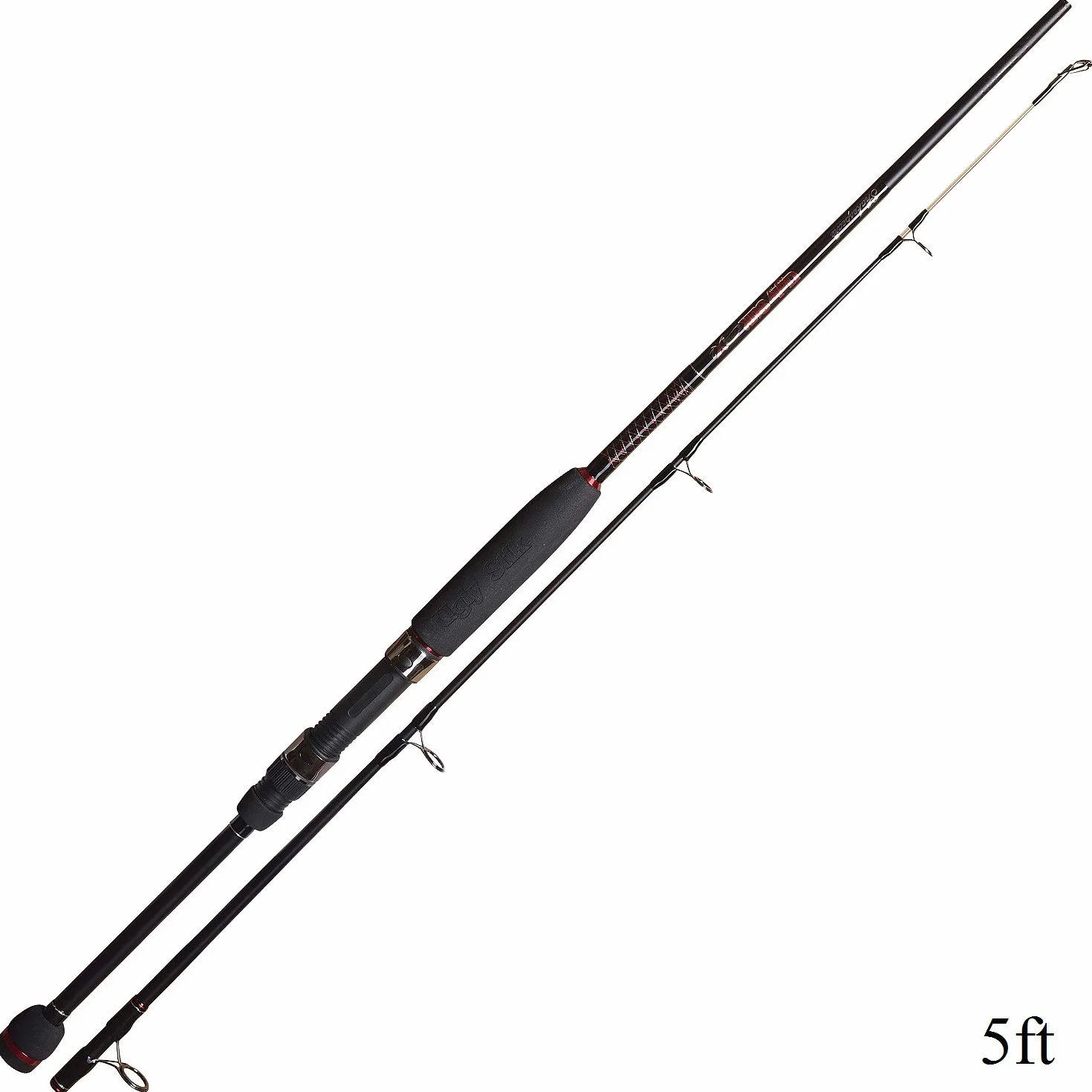 SHAKESPEARE Ugly Stik GX2 Kayak 12/20lb Varilla 2 Sztuki Czarny 5 Stóp