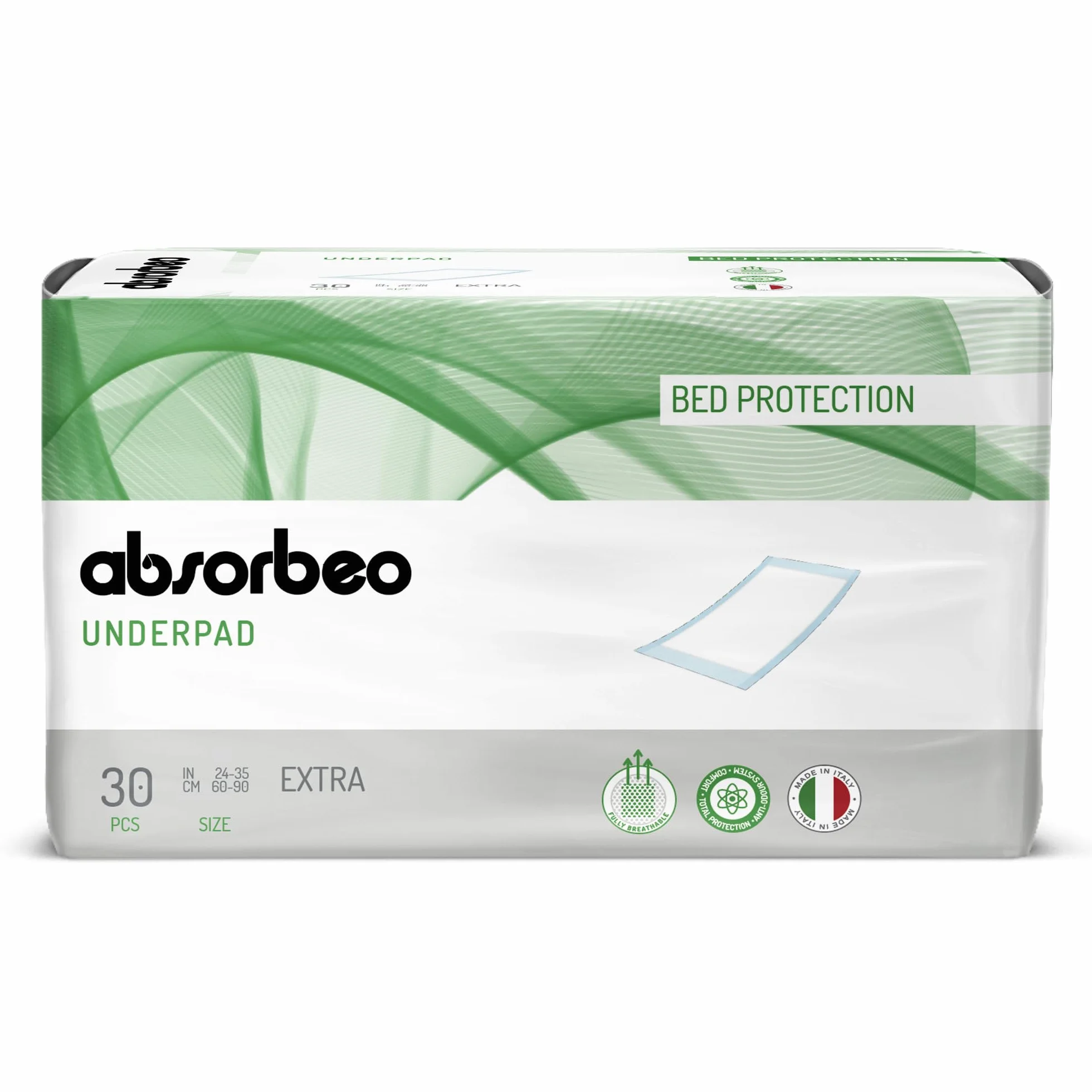 Absorbeo Empapador Extra Protección 60x90 cm 30 Protecciones