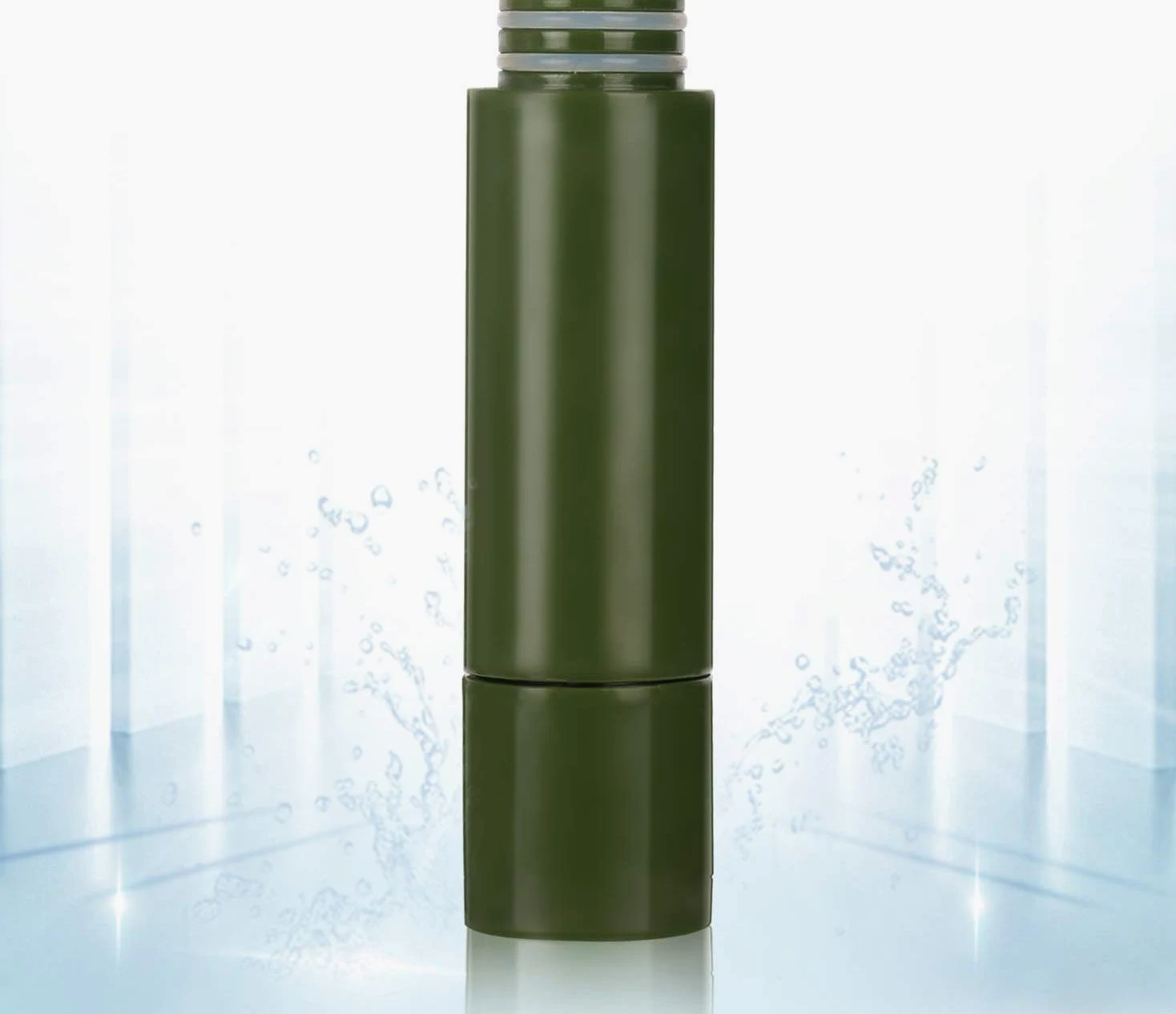 Purewell Filtro de agua reemplazable para purificador de agua portátil filtrado, bomba de filtro de agua de emergencia con filtro integrado de 4 etapas para camping, senderismo y mochila.