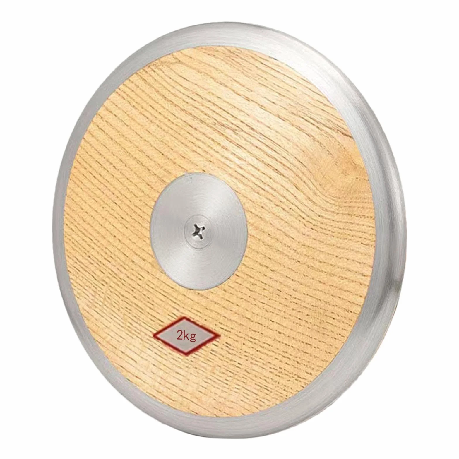 Disco Lanzamiento Madera Entrenamiento Deportivo Pista Campo Equilibrio