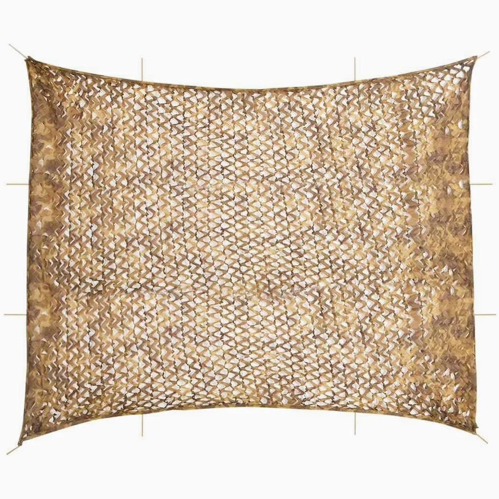 Genérico Red de Camuflaje con Bolsa de Almacenamiento Arena 729x602 cm, Equipamiento de protección para Caza y Tiro Beige,4008267