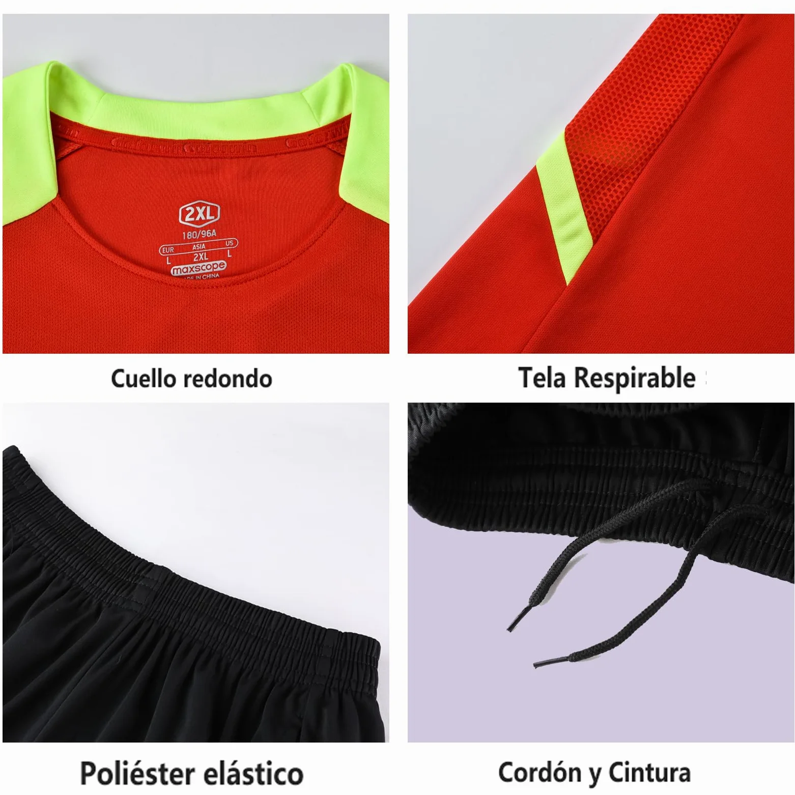 Uniforme de Árbitro Deportivo con Manga Corta - Secado Rápido para Adultos y Adolescentes