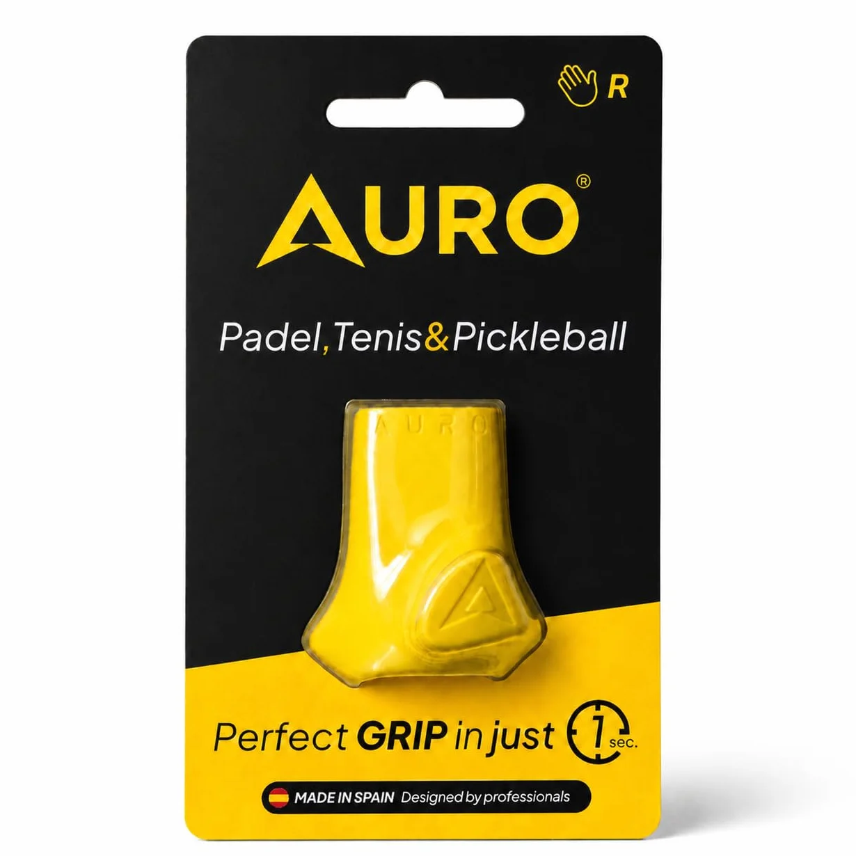 Grip para Pádel, Tenis y Pickleball Auro Grip – Corrige tu Empuñadura al Instante | Mayor Control, Potencia y Precisión