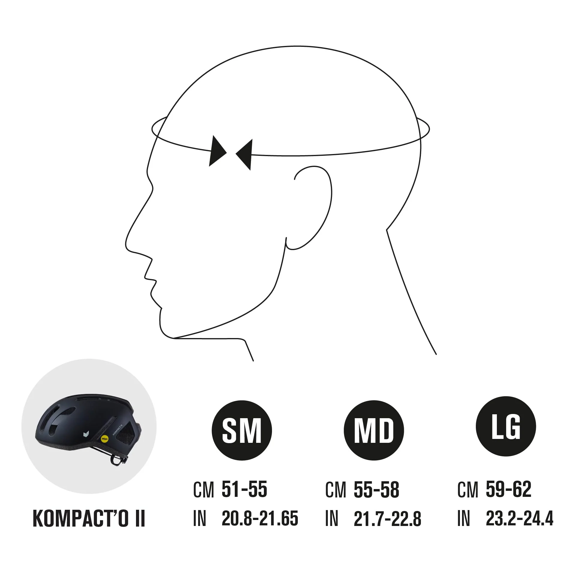 CATLIKE Kompacto II Casco Bicicleta Unisex Todo Terreno con tecnología MIPS Evolve – Casco MTB, Carretera y Gravel, diseño Ligero con 18 ventilaciones
