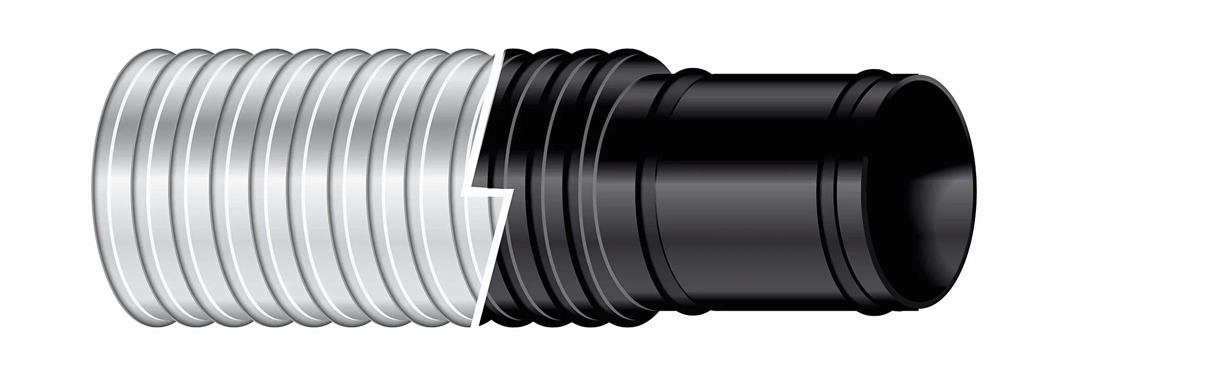 Shield Hose 88-1200346B Manguera, Plateado, Única