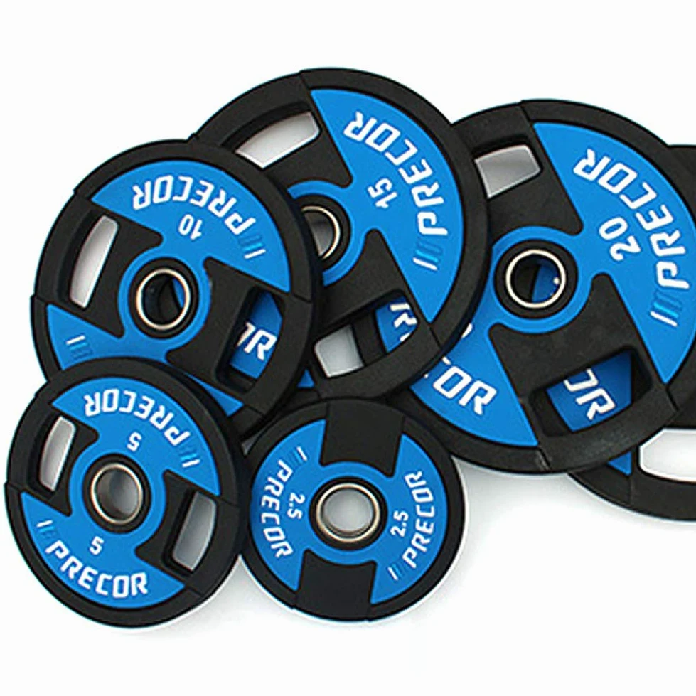 Gimnasio 2 PC Placa de Pesas con Barra Disco de Goma de Hierro Fundido para el Ejercicio de Fuerza Muscular de Levantamiento de Pesas