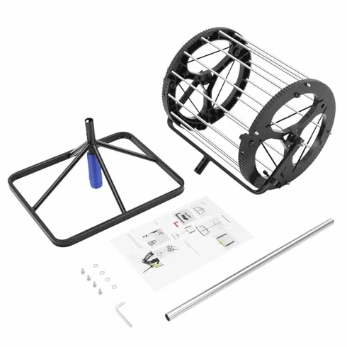 Recogedor de pelotas de tenis, cesta de recogida 2 en 1 con capacidad de 80 pelotas, tolva automática de pelotas con altura ajustable, embudo con asa, para escuela, gimnasio, club