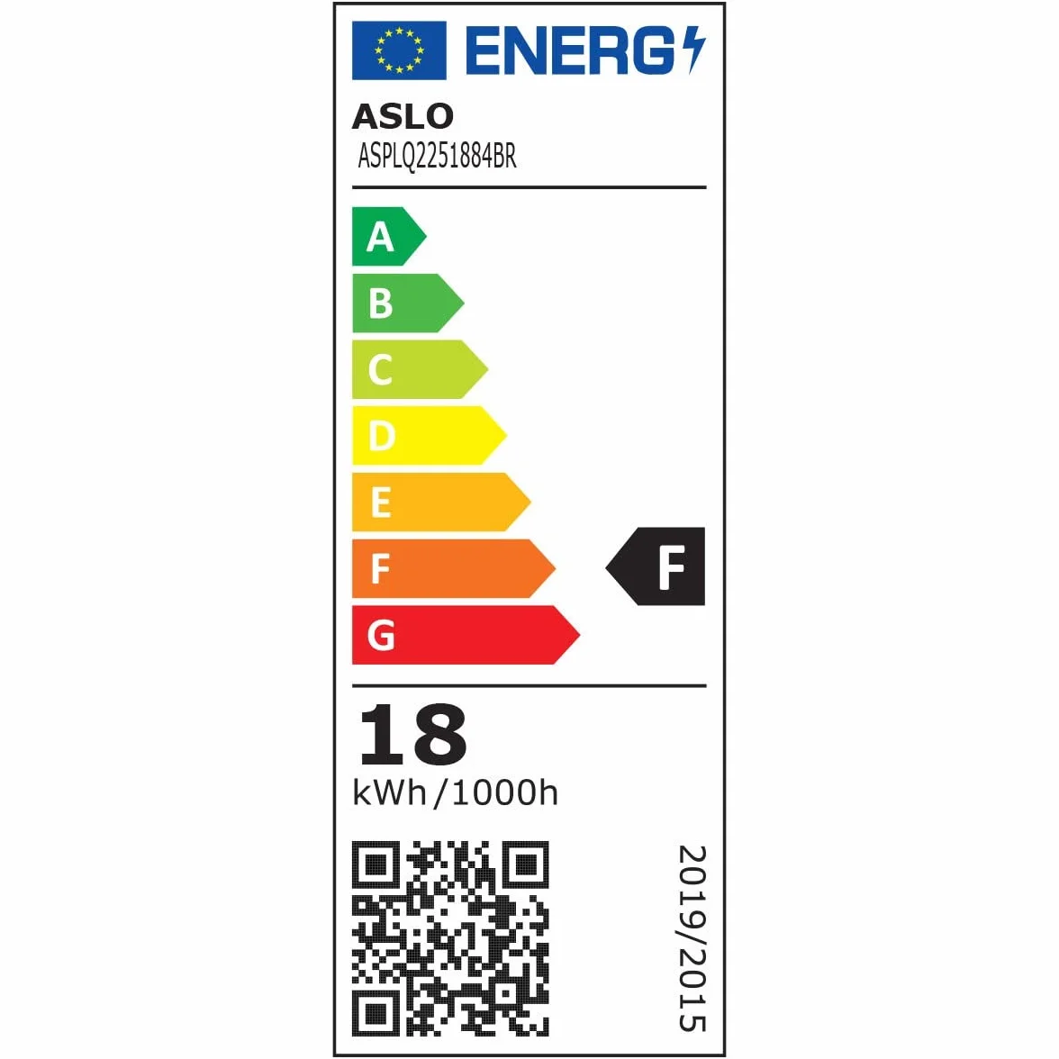 Panel LED ASLO cuadrado 18W 4000K blanco neutro 225x225mm