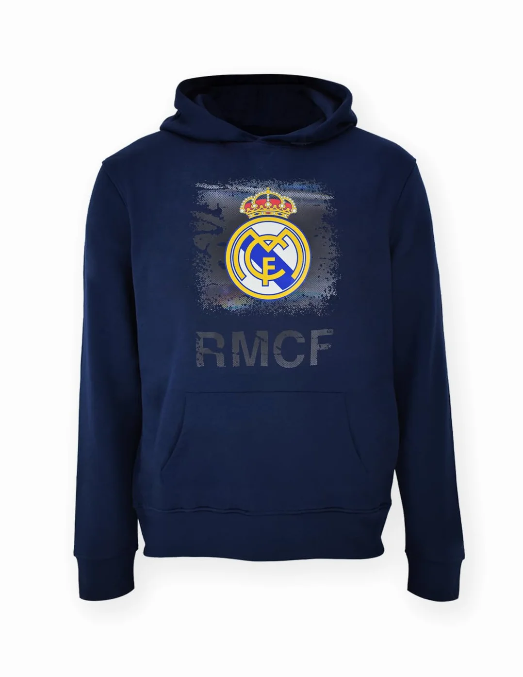 Sudadera Navy - Real Madrid CF Metallic Logo - Official Licensed Product