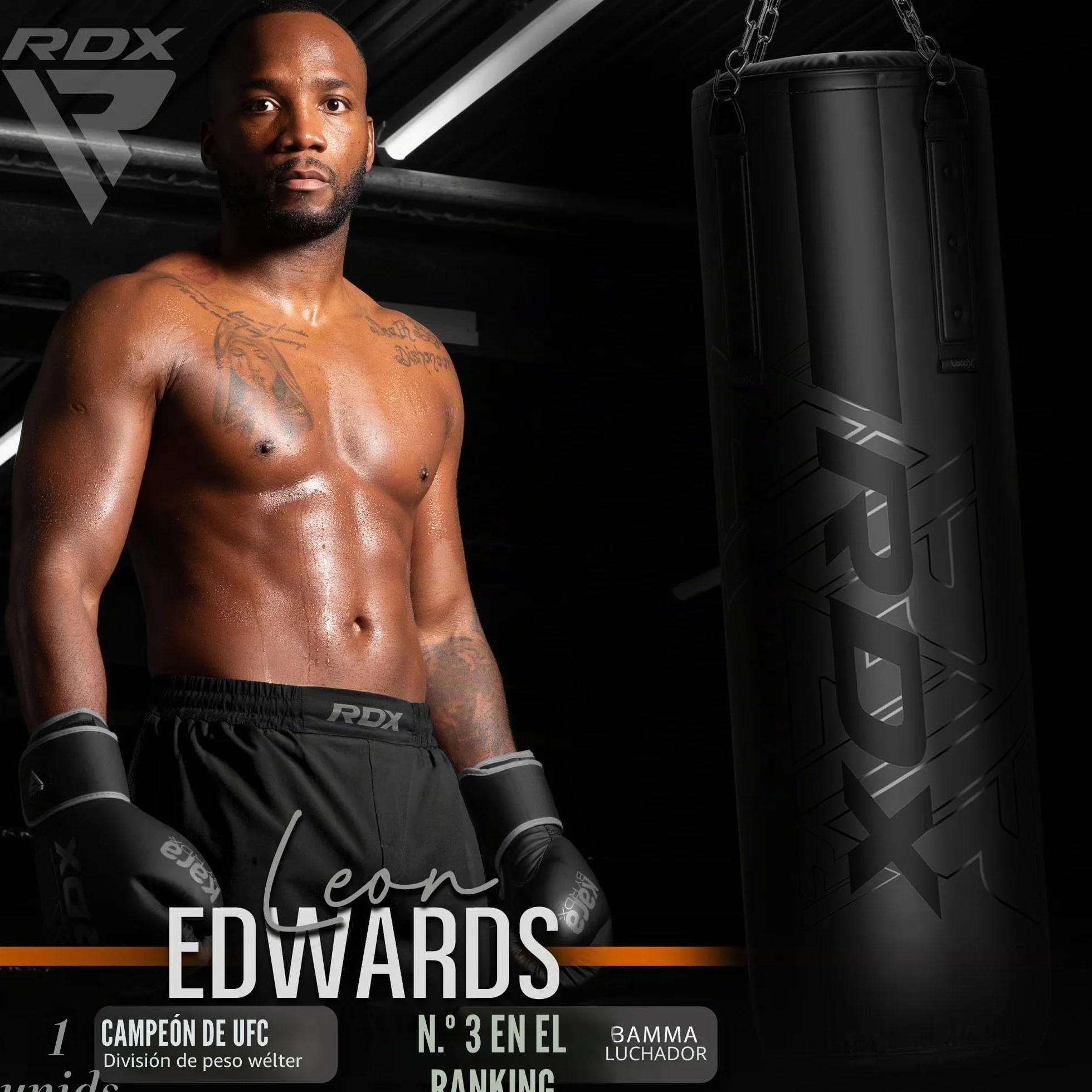 RDX Saco de Boxeo Adulto Relleno 5FT Cuero Maya Hide Punching Bag Set con Guantes Cadena y Soporte de Pared