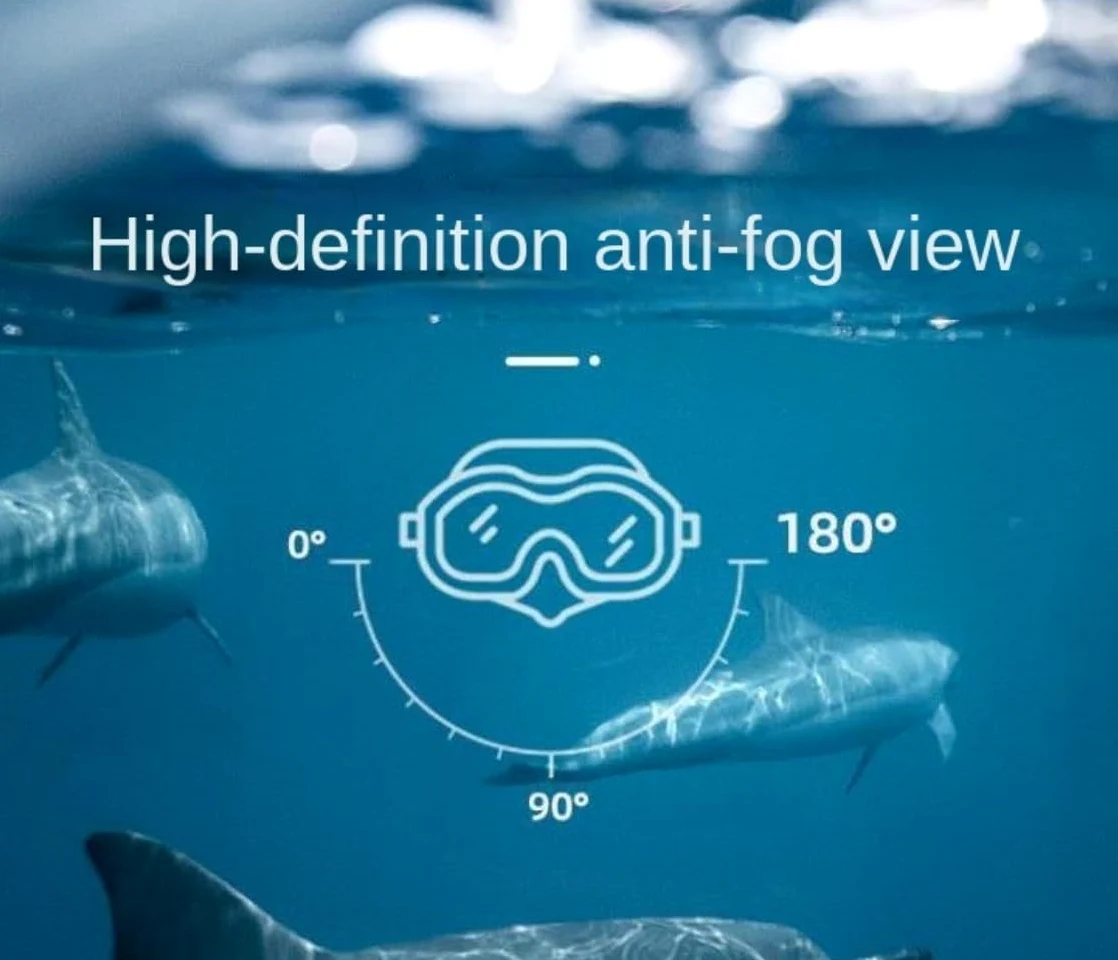 Máscara Snorkel Máscara Buceo Máscara De Esnórquel Buceo A Prueba Fugas con Equipo Antivaho Vidrio Templado Resistente A Los Impactos Equipo de Snorkel
