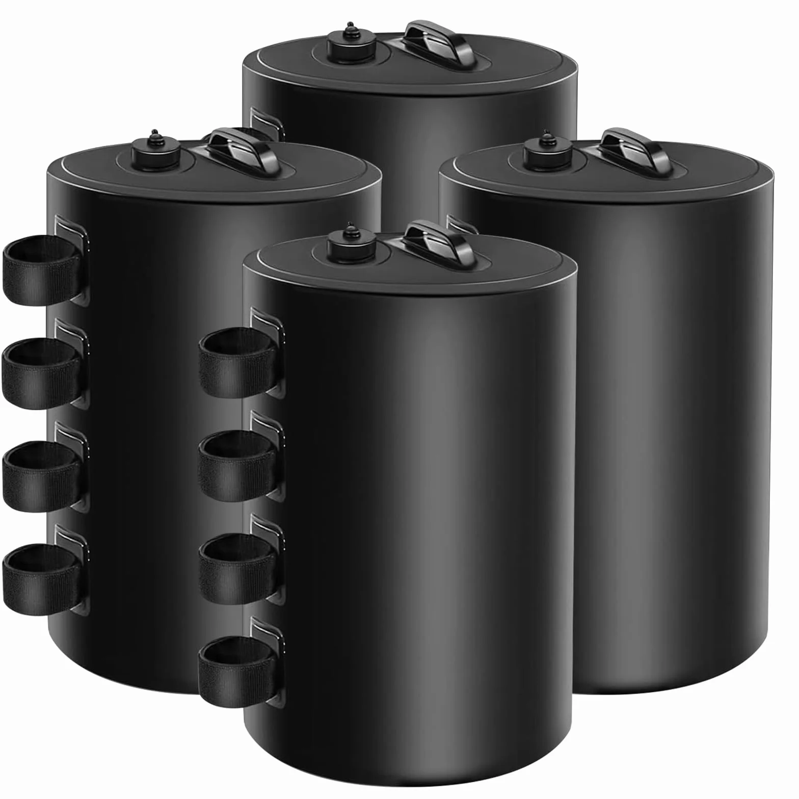 Bolsa de Pesos de Agua con Dosel,Bolsas de Lastre Portátiles 10L,de Grado Industrial, Resistentes, con Doble Costura,Fijación Antiviento para Carpas Pop-Up,Toldos,Pérgolas,Exteriores (Schwarz)