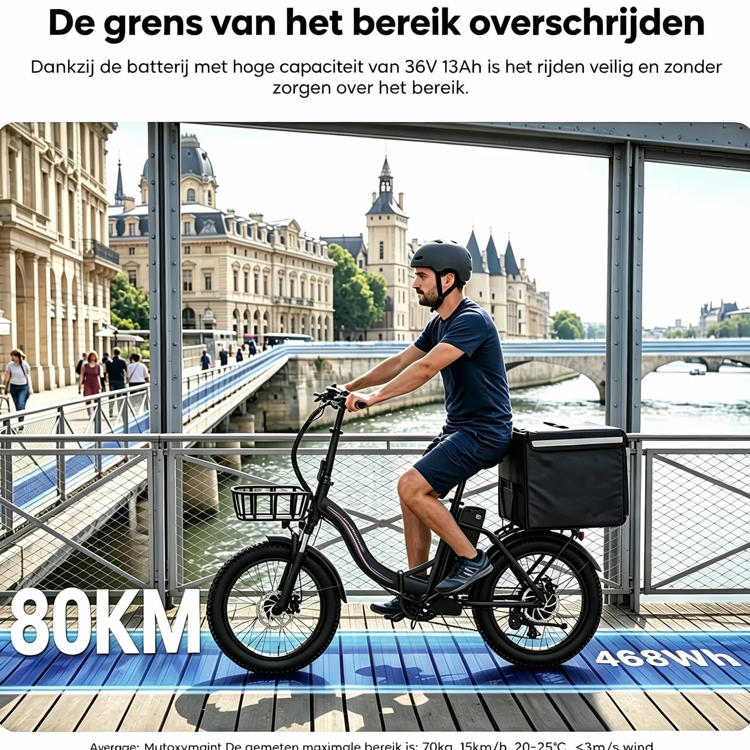 Bici Eléctrica para Adultos, 250W Bicicleta Eléctrica Plegable con 36V 13AH Batería Extraíble, Velocidad 25KM/H y Alcance 100KM, 20“ * 3.0” Fat Tyre E-Bikes para Viajeros Urbanos