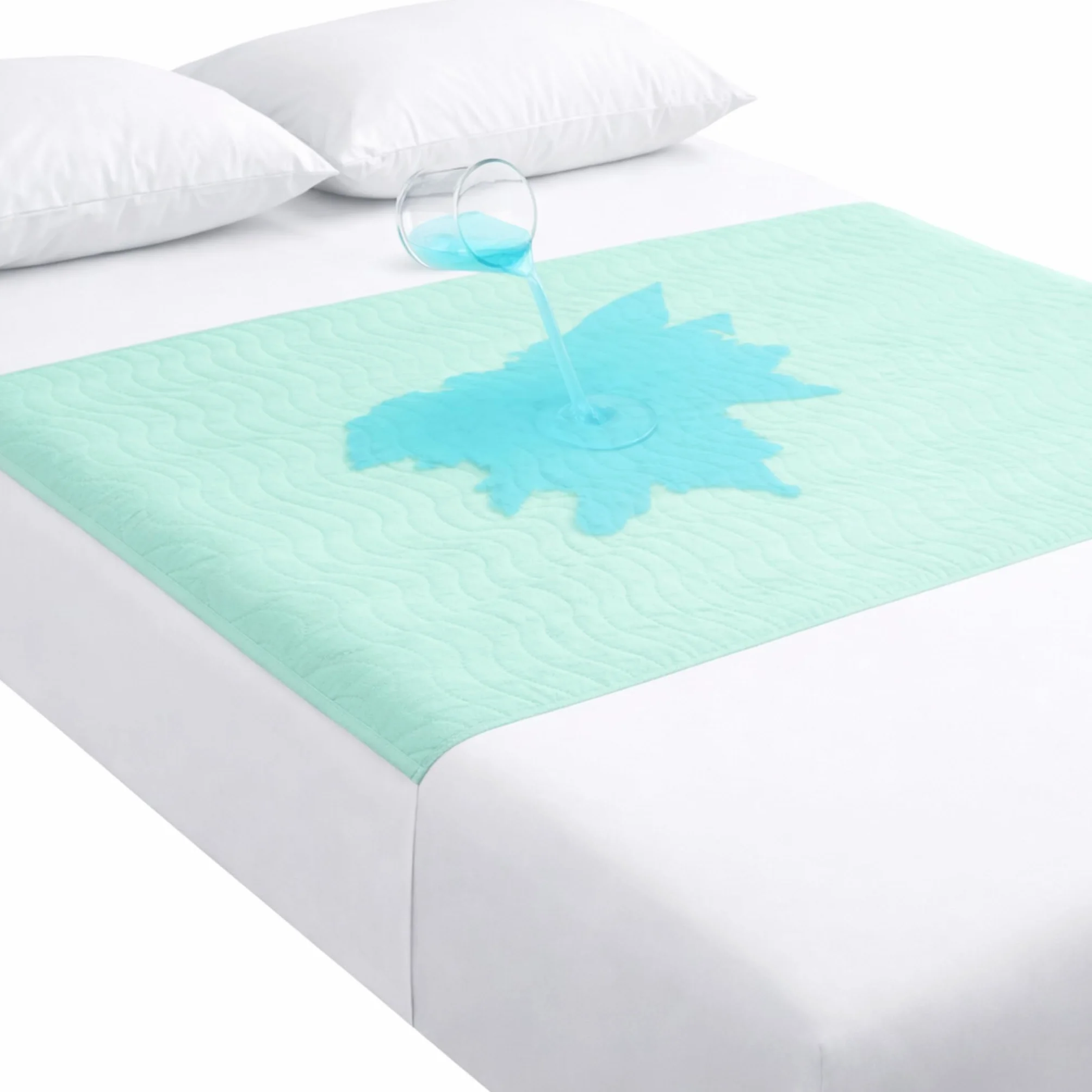 Empapadores Cama Adultos Lavables con Alas 135x85 cm Pack de 2 – Protector Cama 4 Capas Impermeable Absorbente