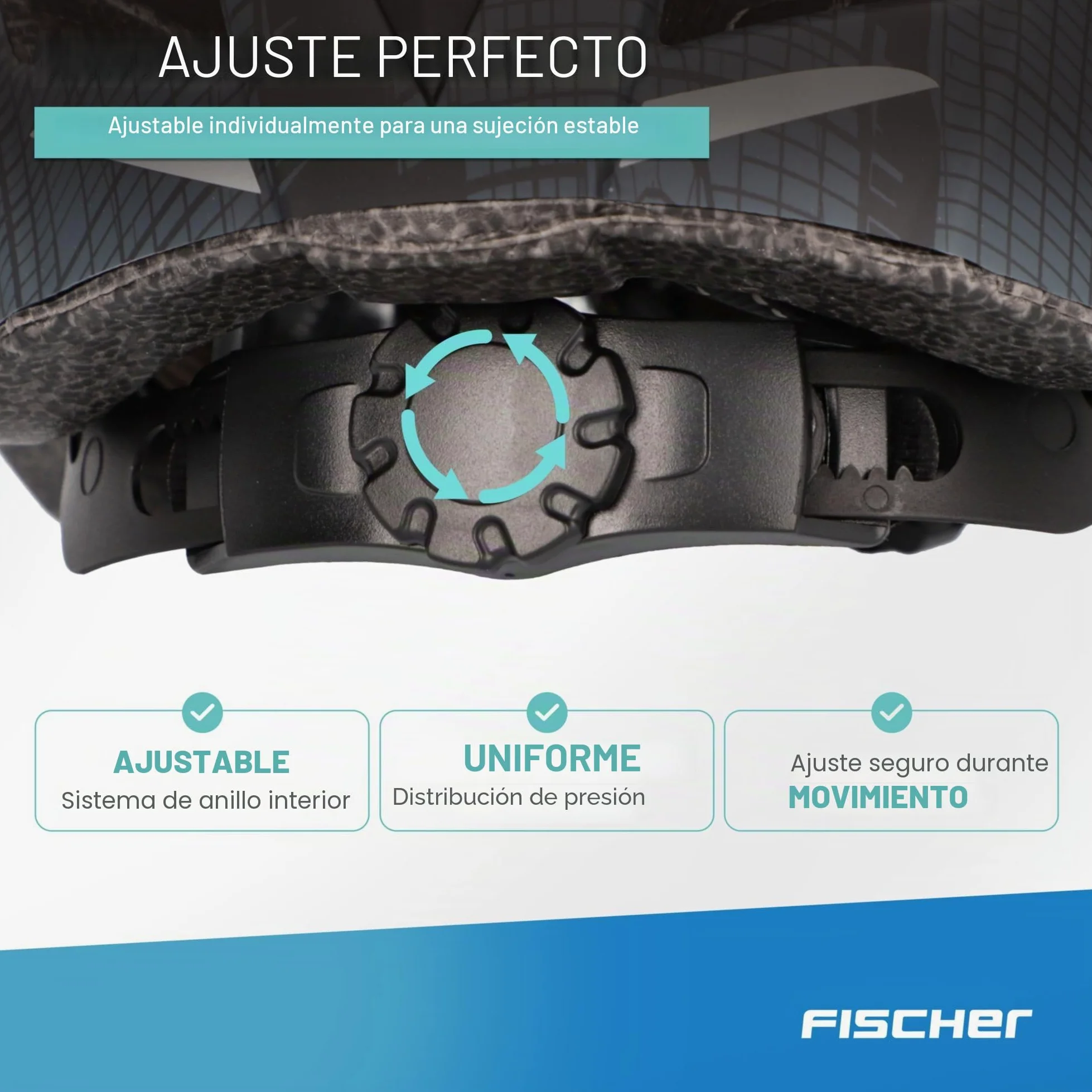 Fischer Urban Plus - Casco de ciclismo con luz trasera LED integrada para hombre y mujer